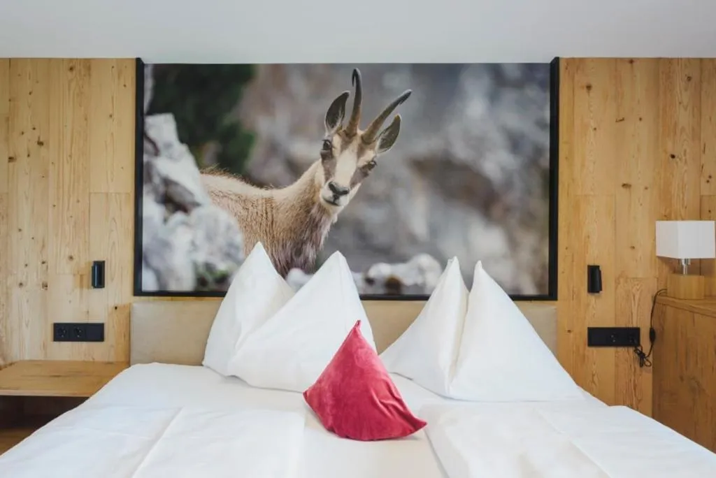 Bed in Boutiquehotel Acherl