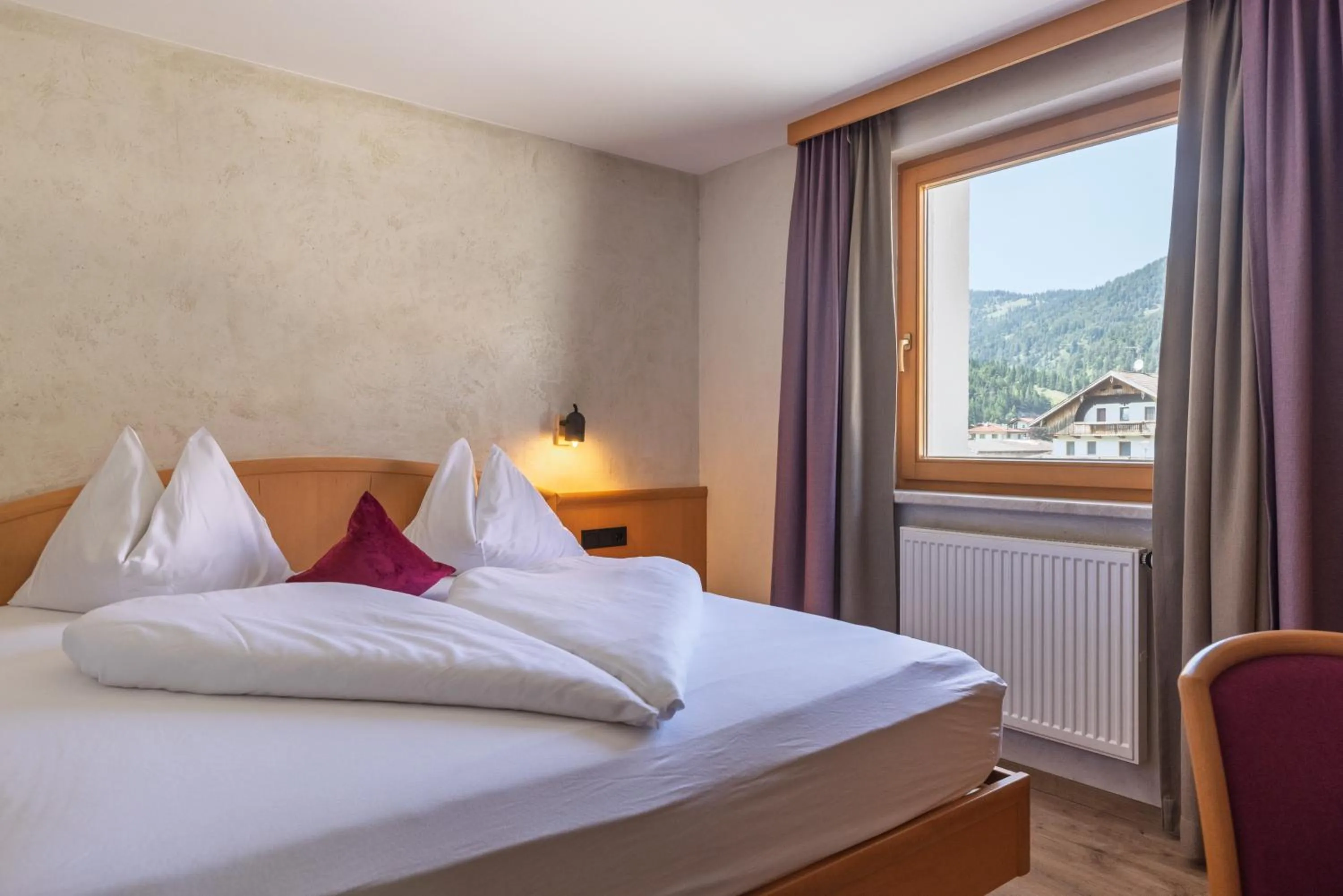 Bed in Boutiquehotel Acherl