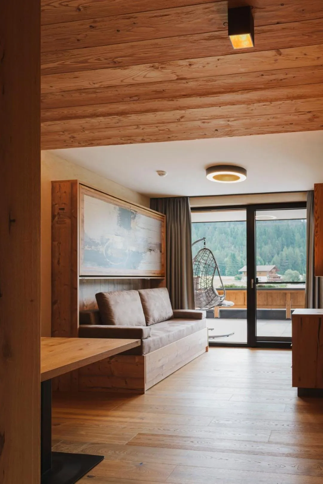 Living room, Bed in Hotel Acherl