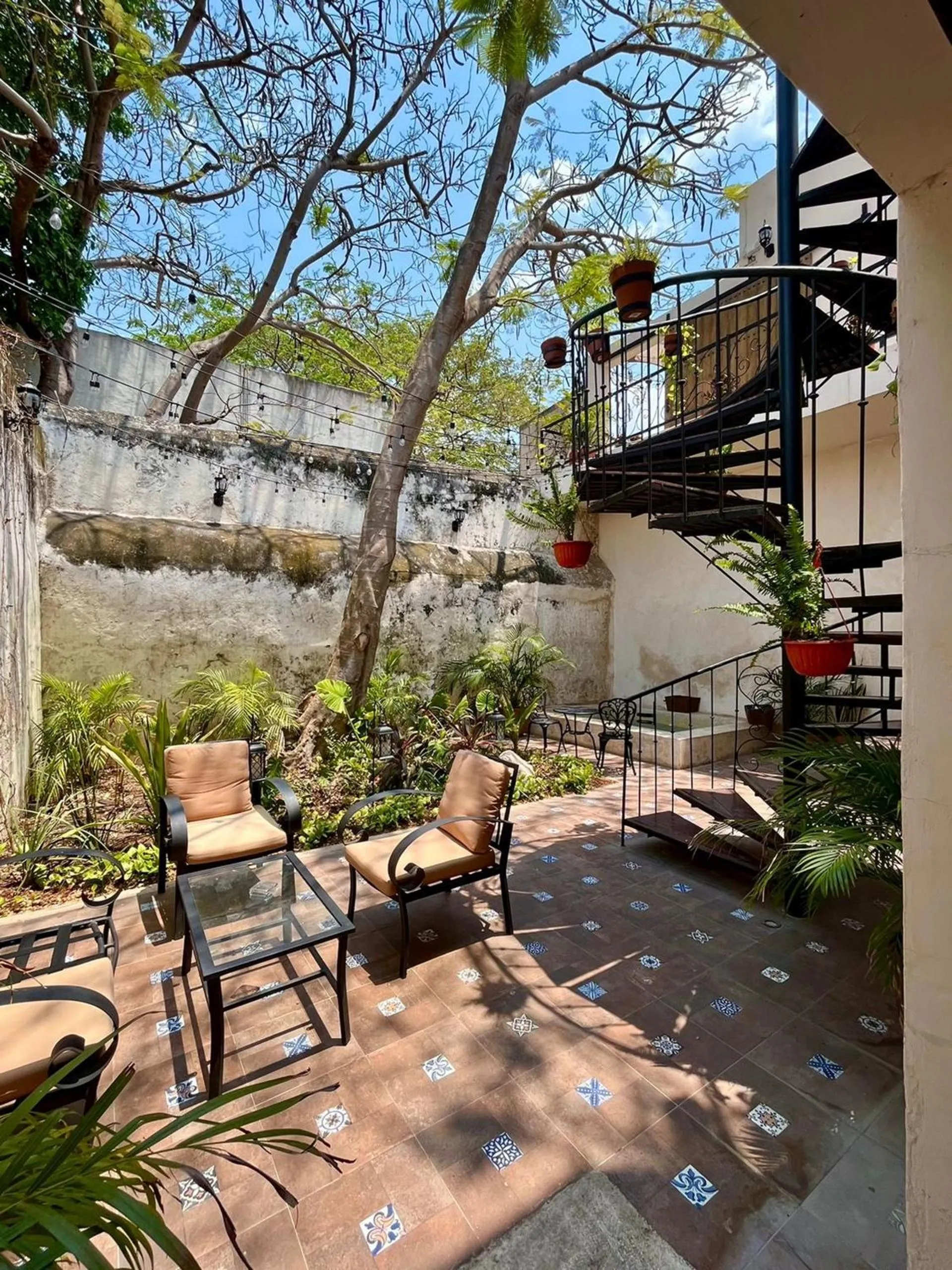 Patio in Hotel & Hostal Boutique Casa Garza