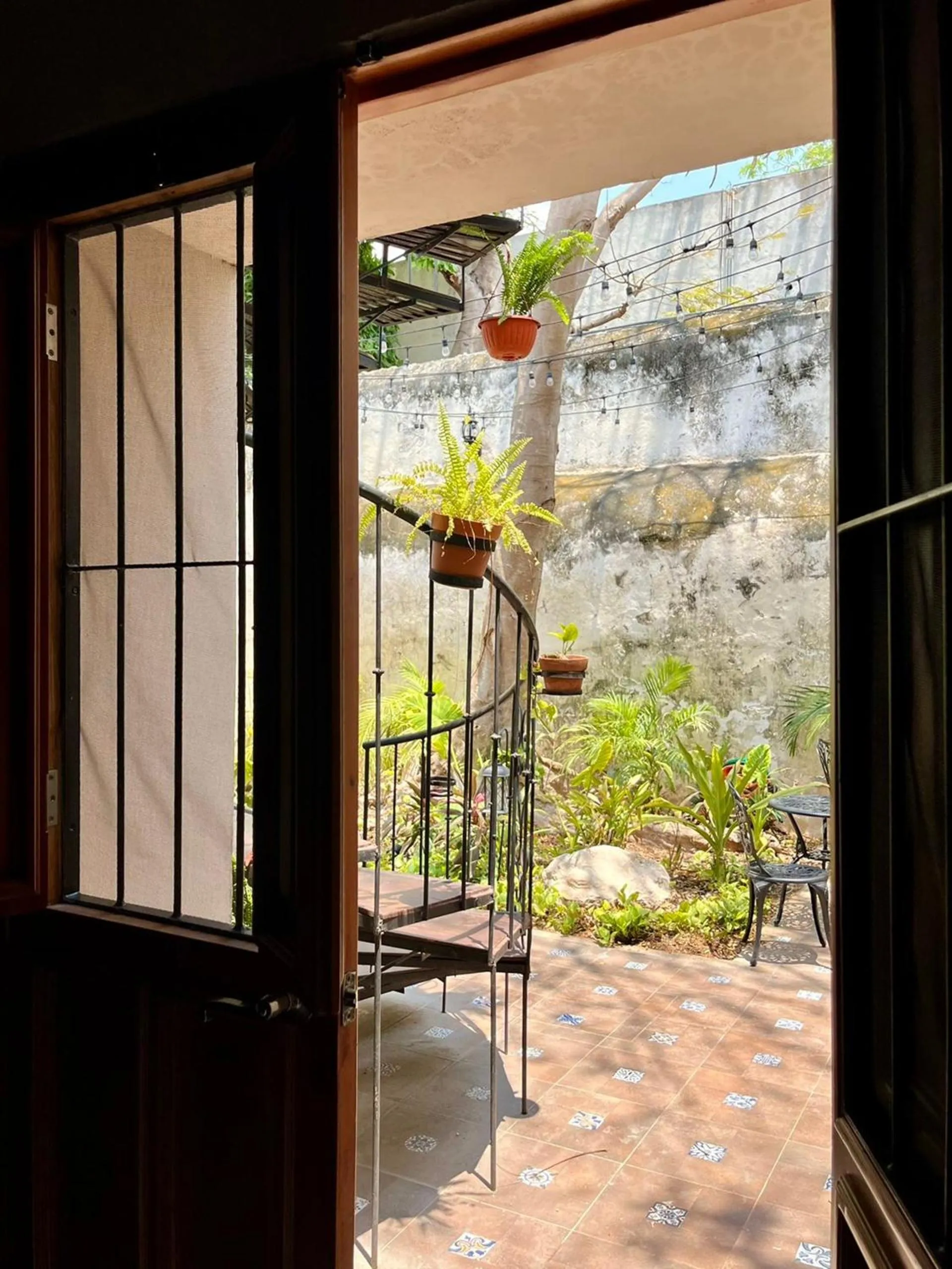 Garden view in Hotel & Hostal Boutique Casa Garza