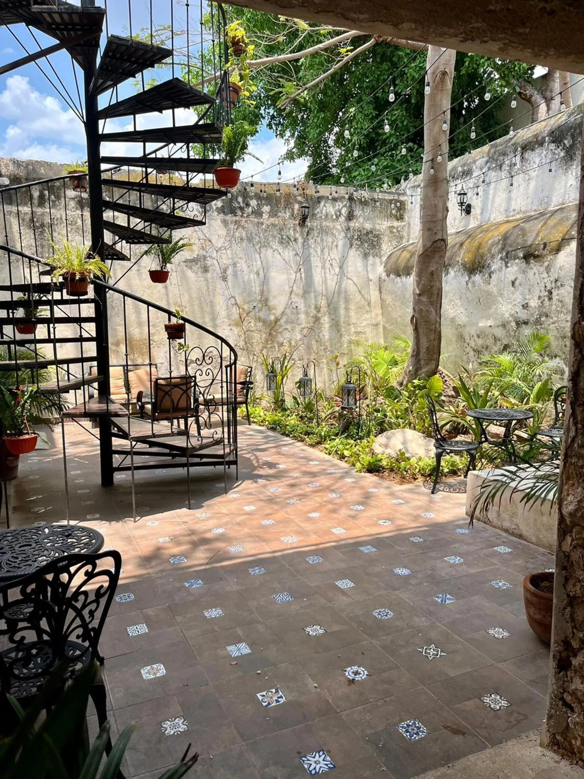 Patio in Hotel & Hostal Boutique Casa Garza