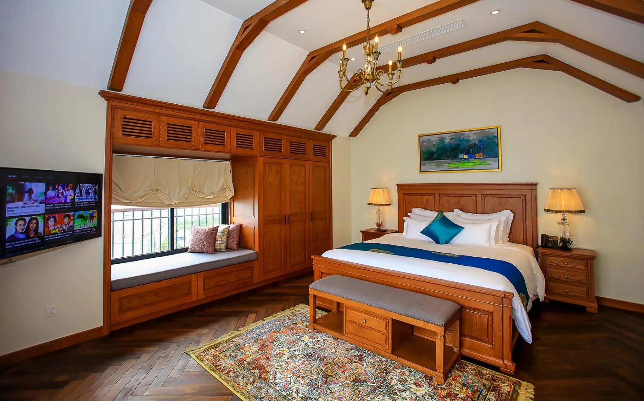 Photo of the whole room, Bed in Venus Hotel Tam Đảo