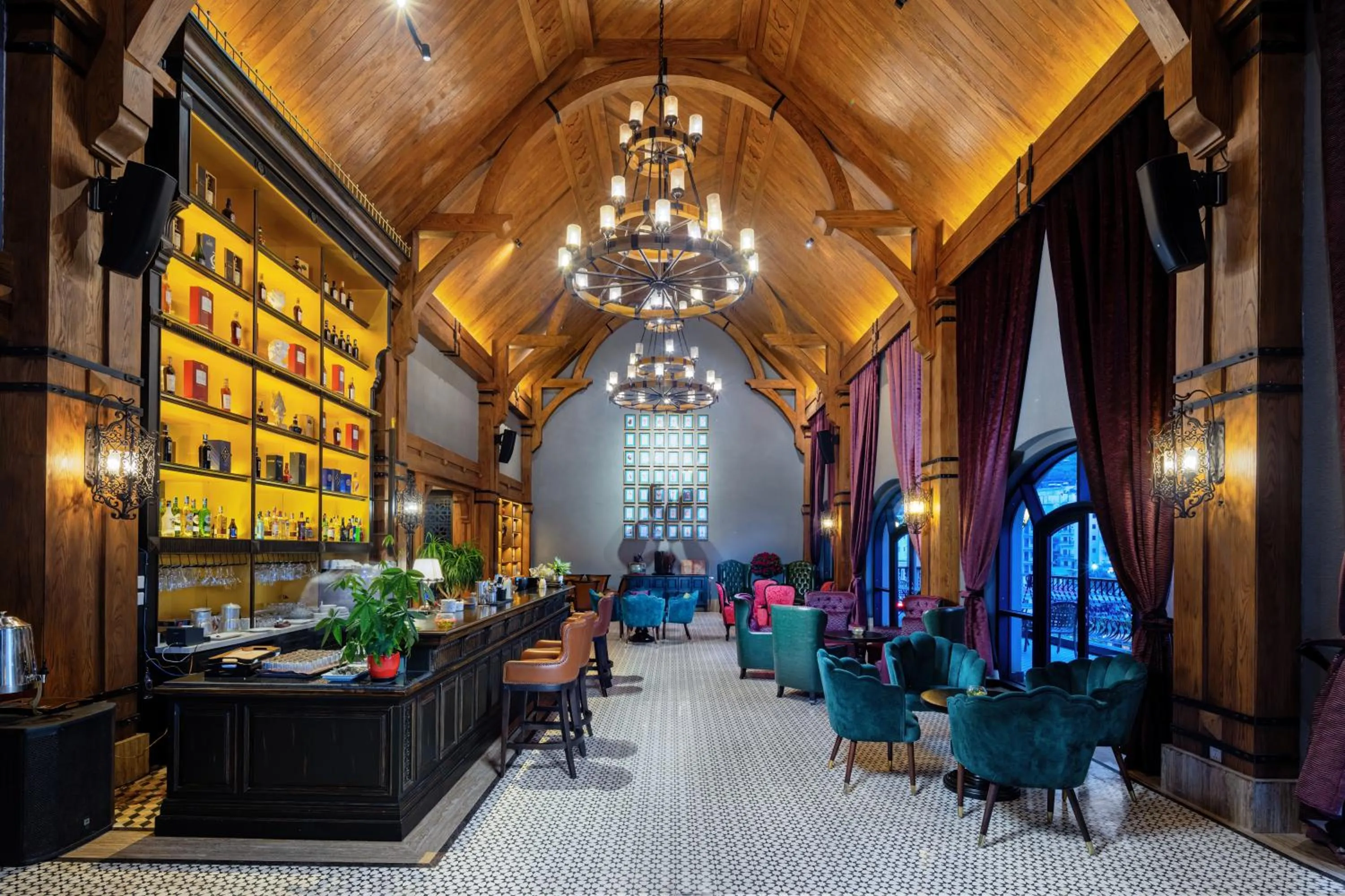 Lounge or bar in Venus Hotel Tam Đảo