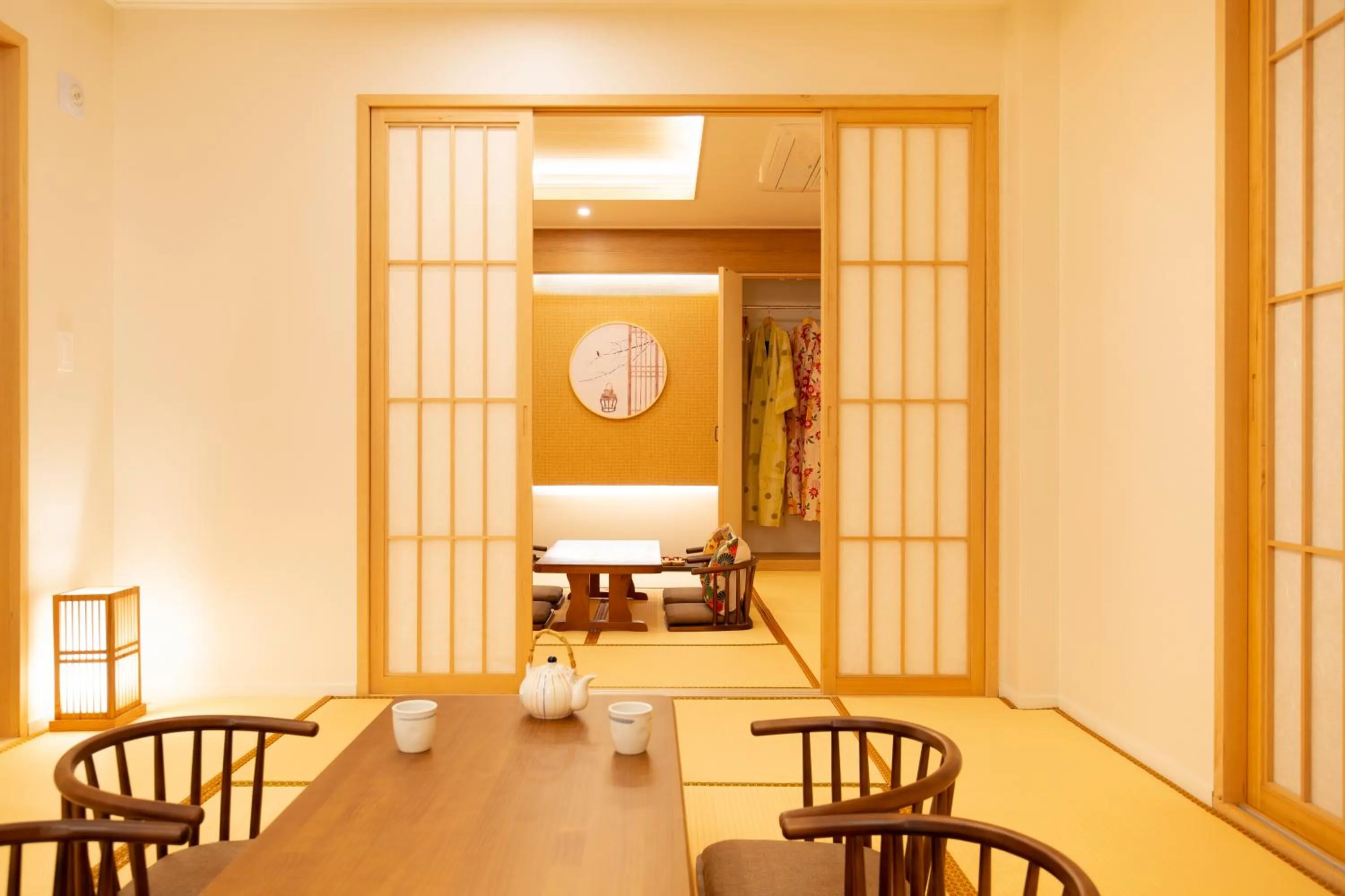 Living room in Tomonoya Hotel and Ryokan Gyeongju
