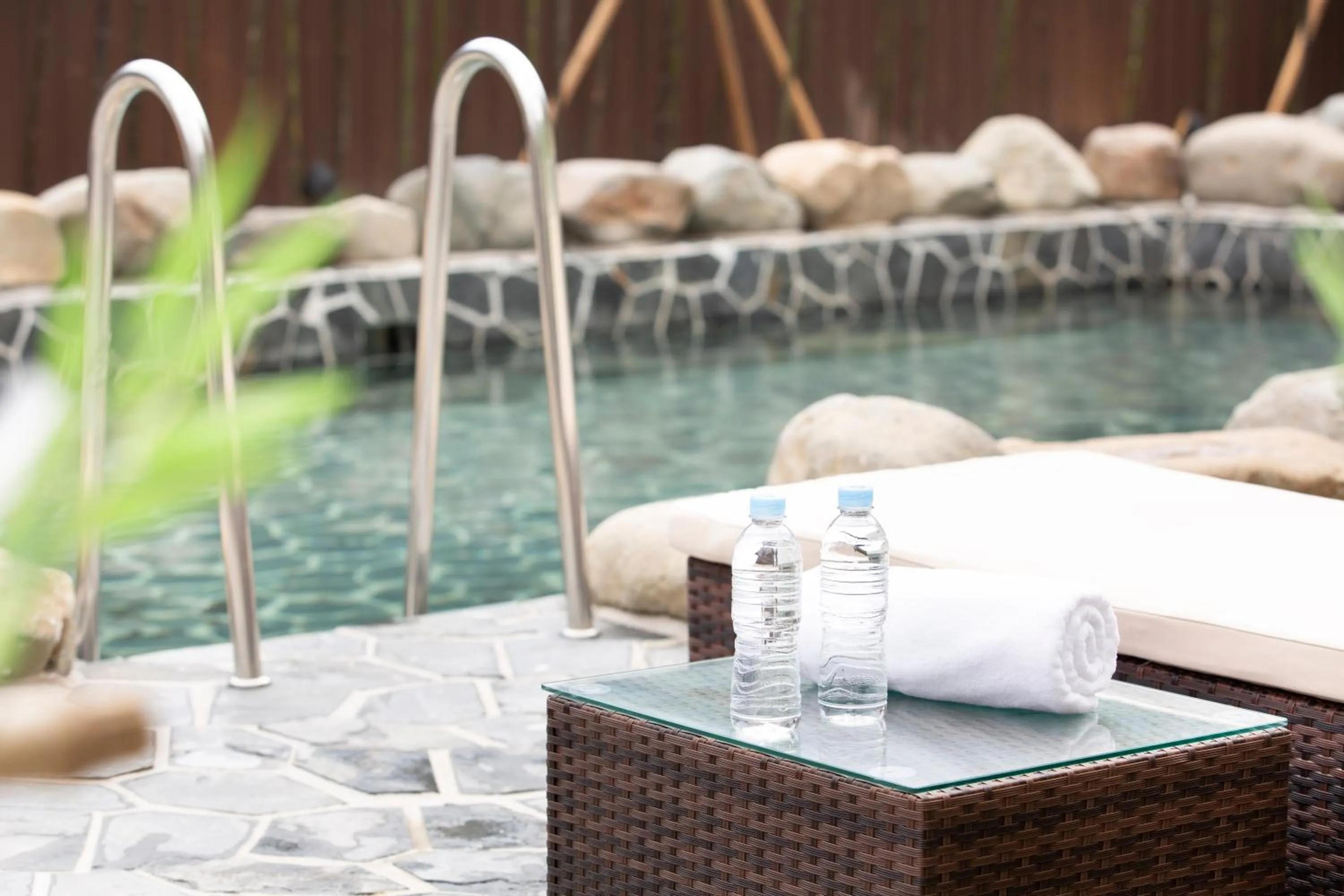 Open Air Bath in Tomonoya Hotel and Ryokan Gyeongju