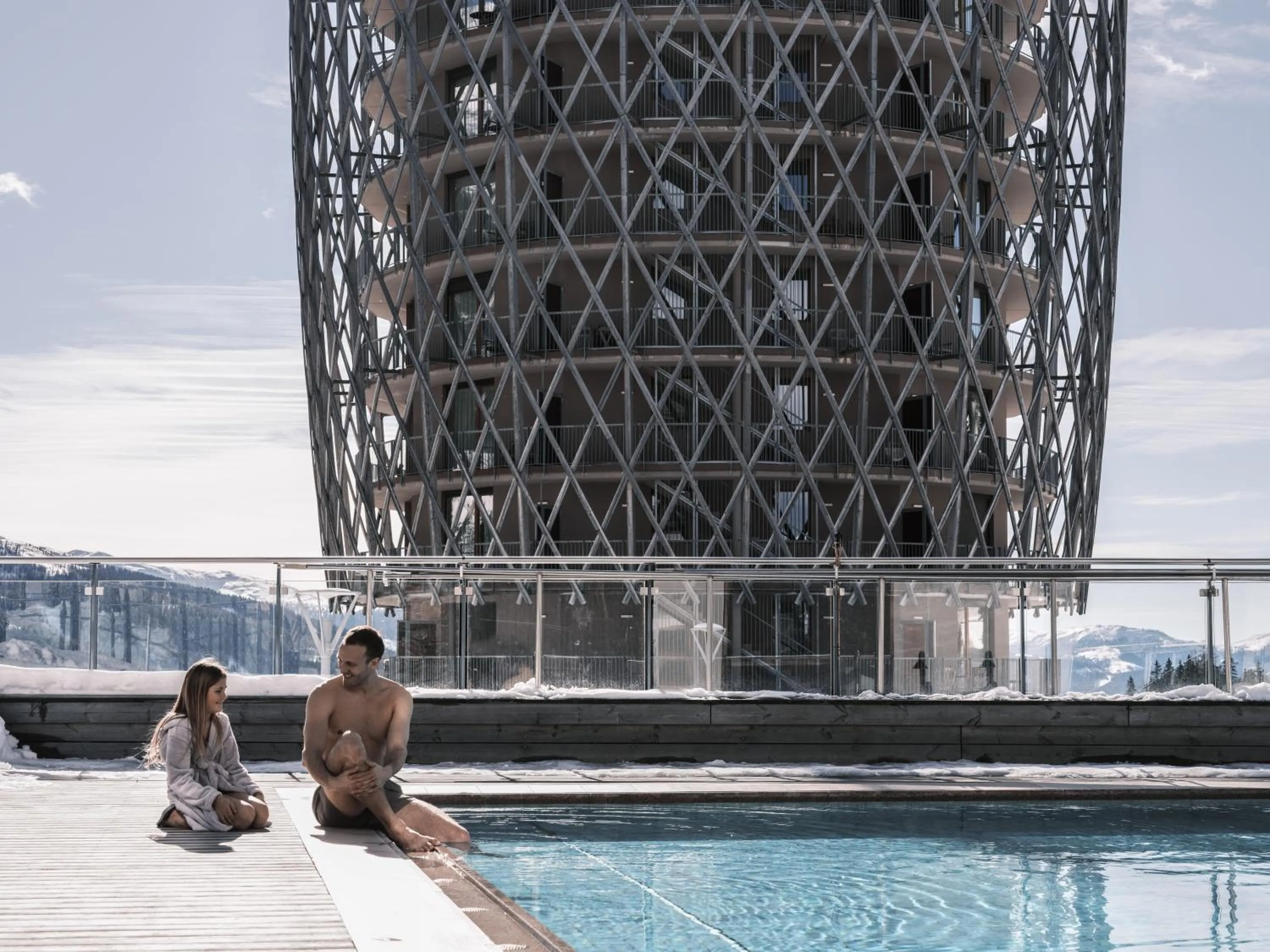 Swimming pool in Falkensteiner Aktiv & Familienhotel Cristallo
