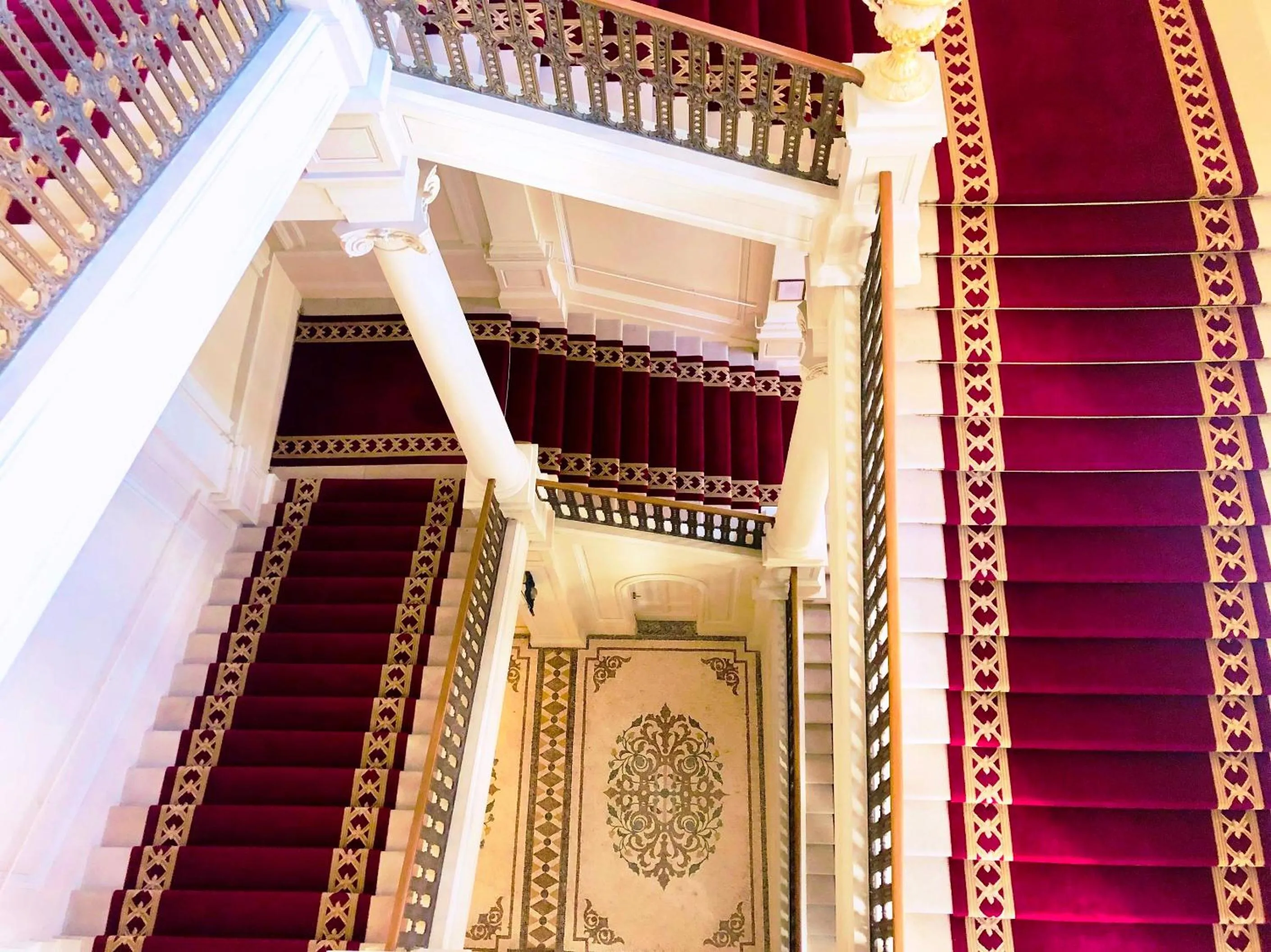 Decorative detail in Palais Coburg Hotel
