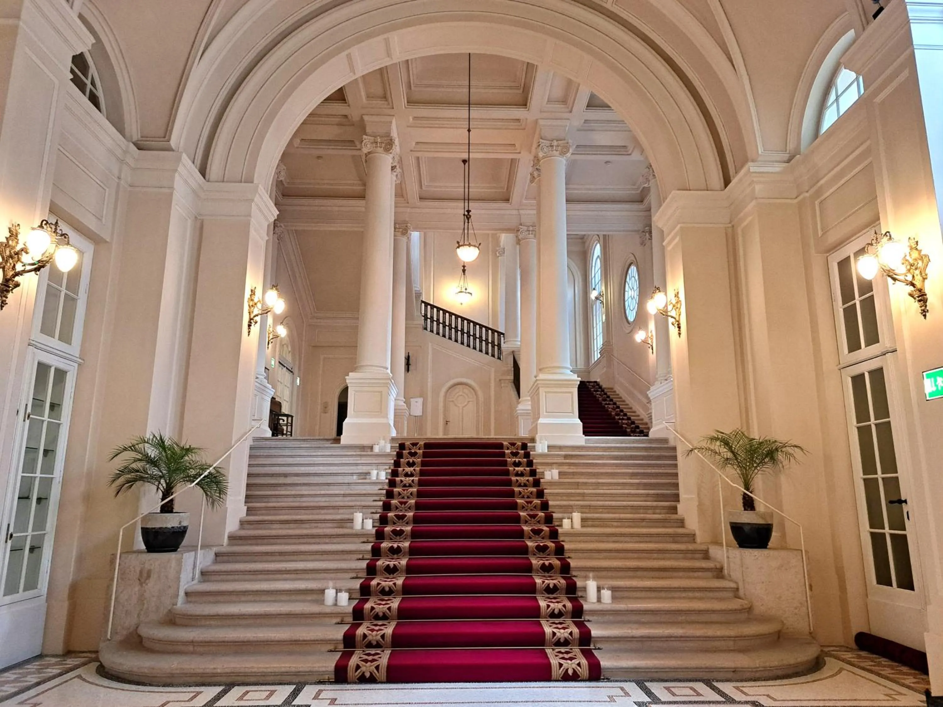 Decorative detail in Palais Coburg Hotel