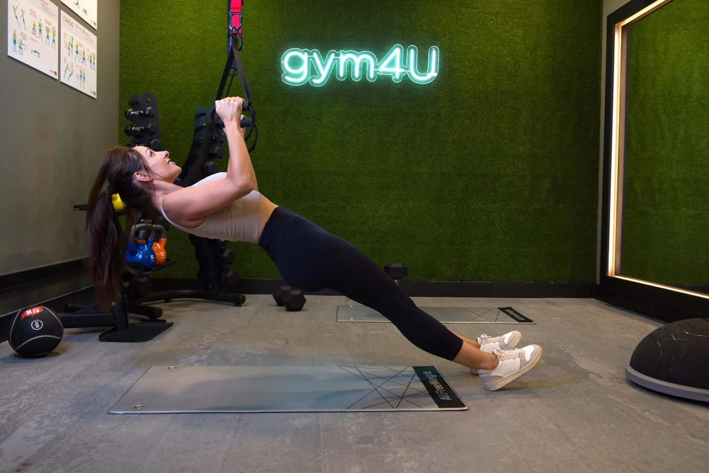 Fitness centre/facilities in Hotel Bed4U Bilbao