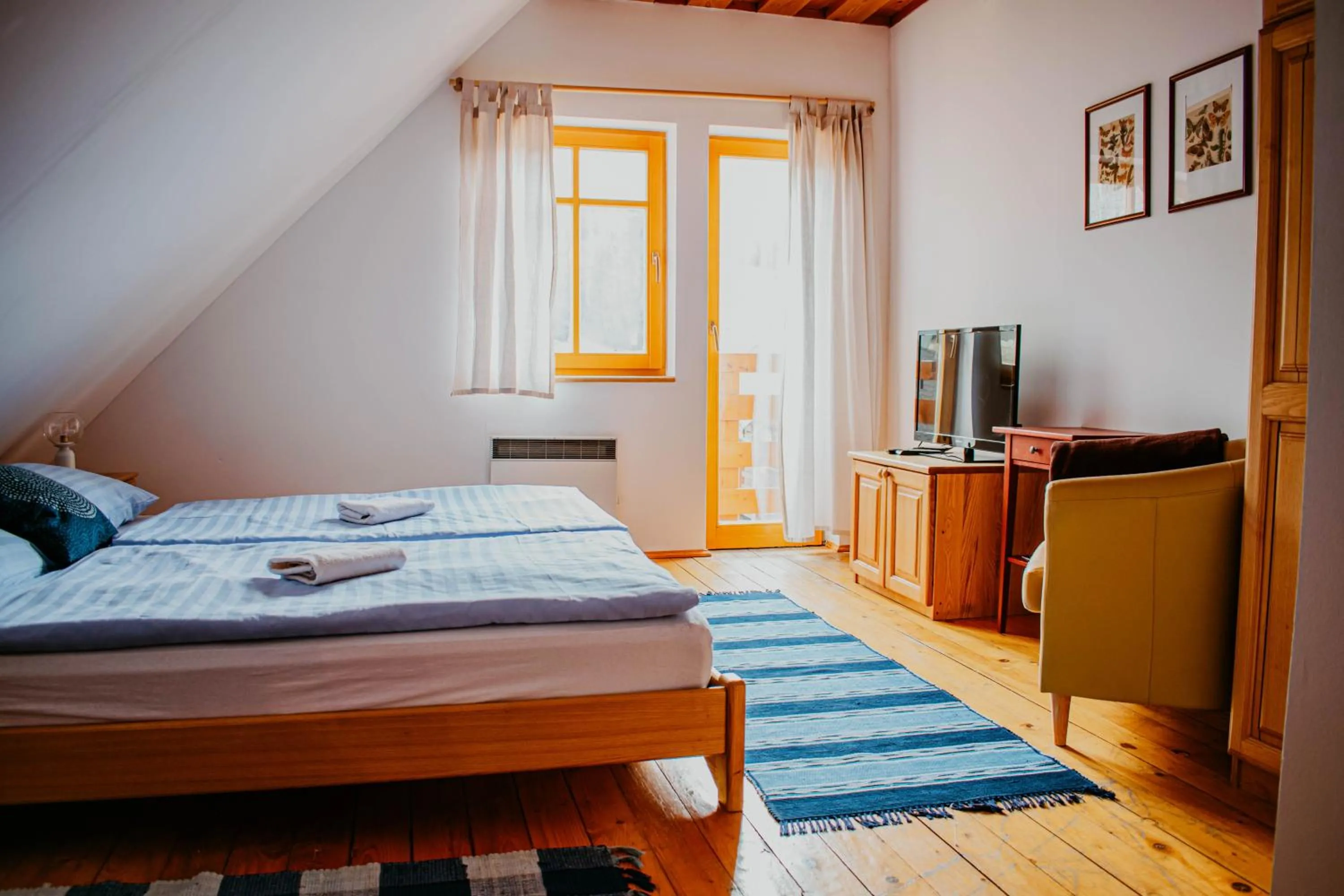 Bedroom, Bed in SKI CIERNY BALOG