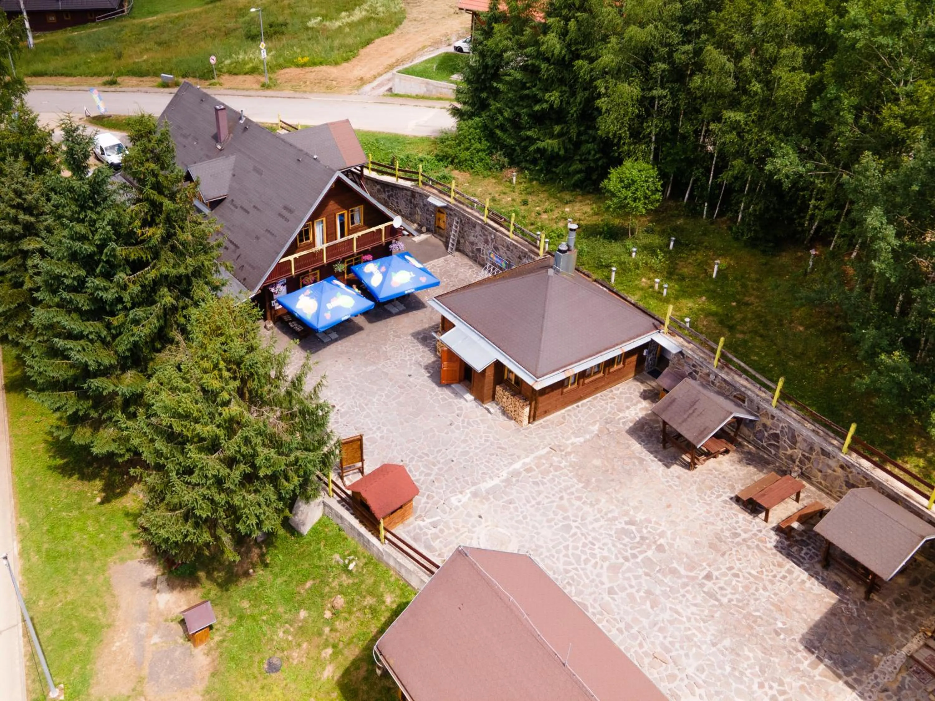 Bird's eye view in SKI CIERNY BALOG