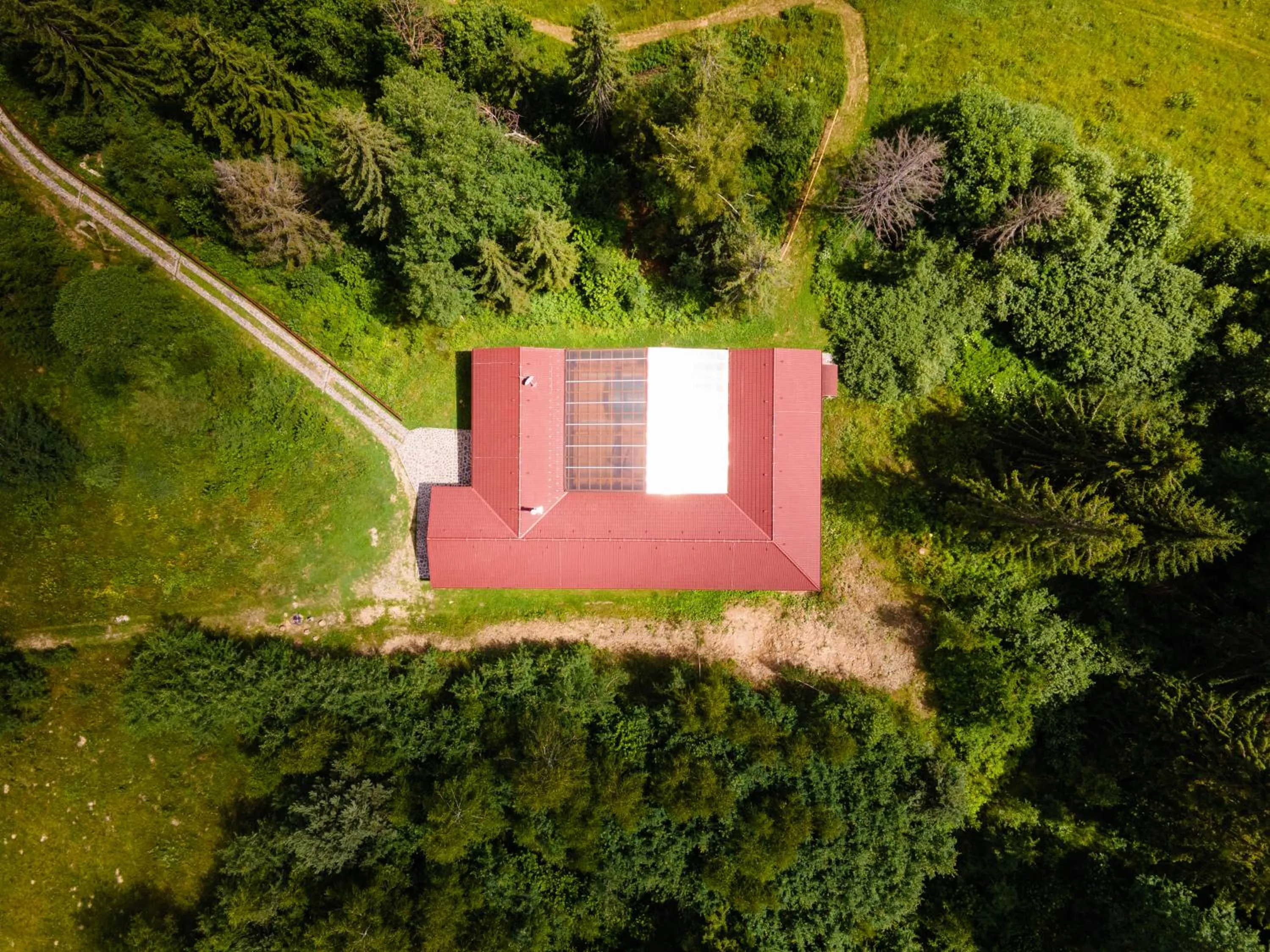 Bird's eye view in SKI CIERNY BALOG