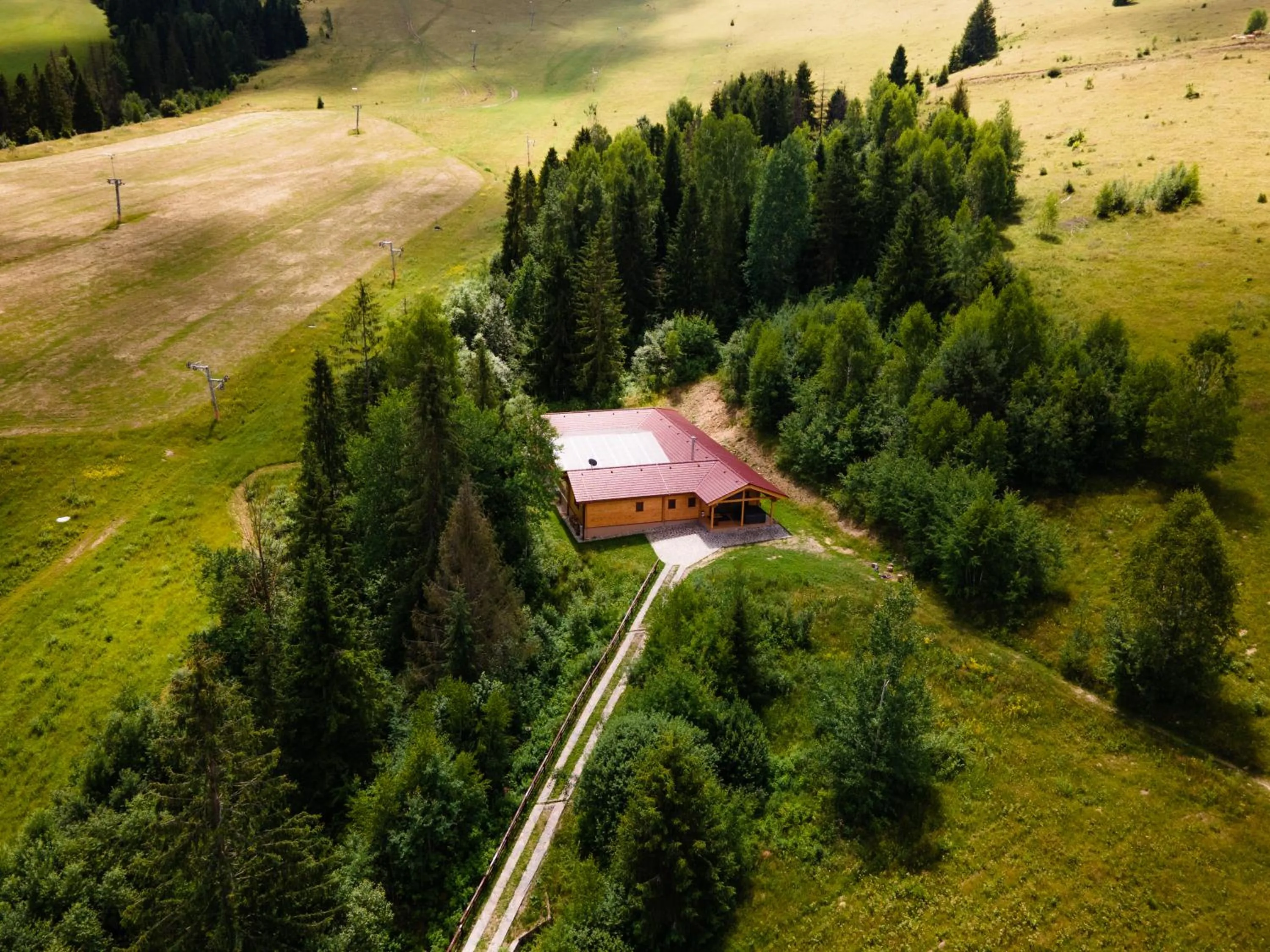 Bird's eye view in SKI CIERNY BALOG