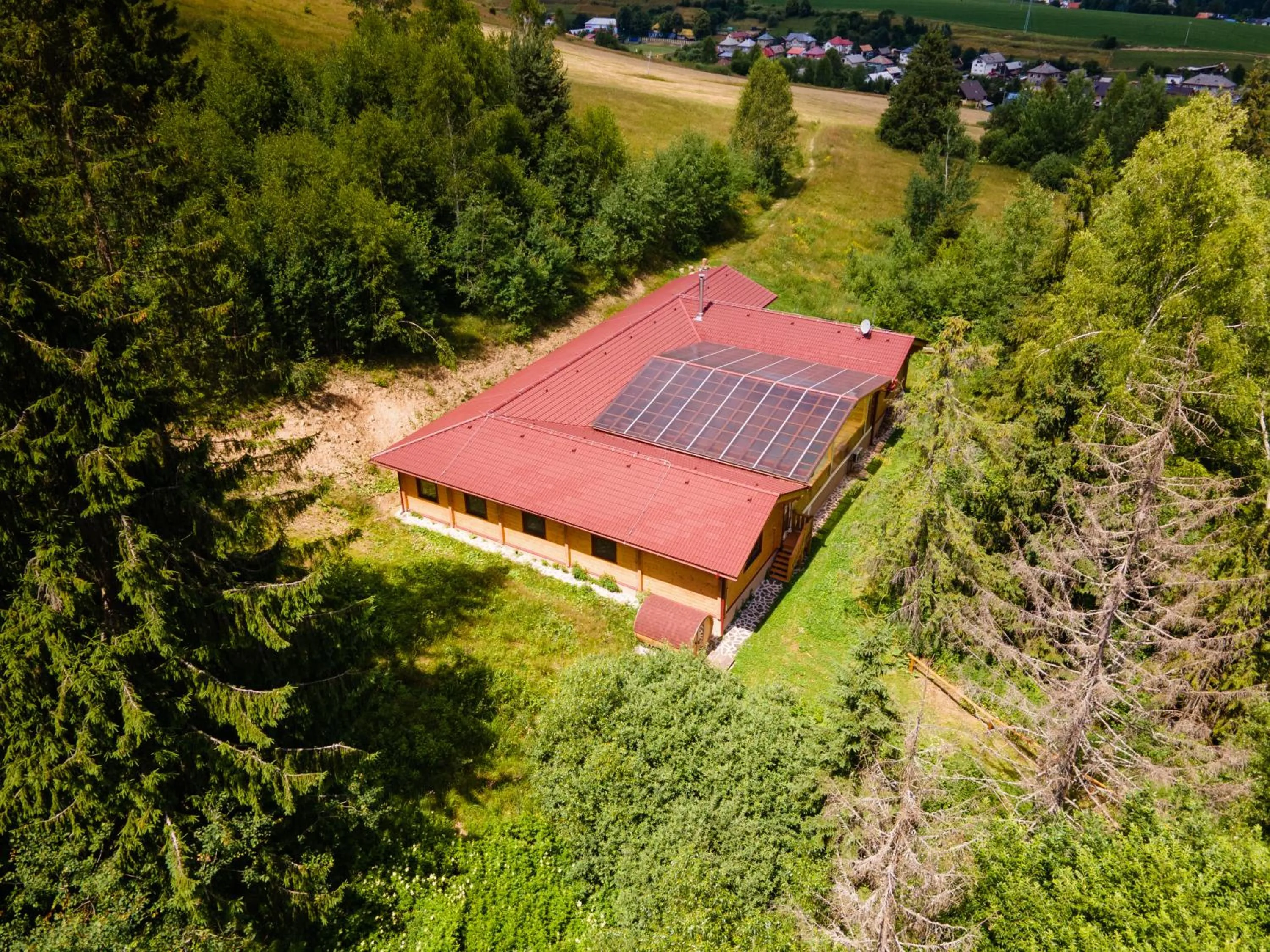 Bird's eye view in SKI CIERNY BALOG