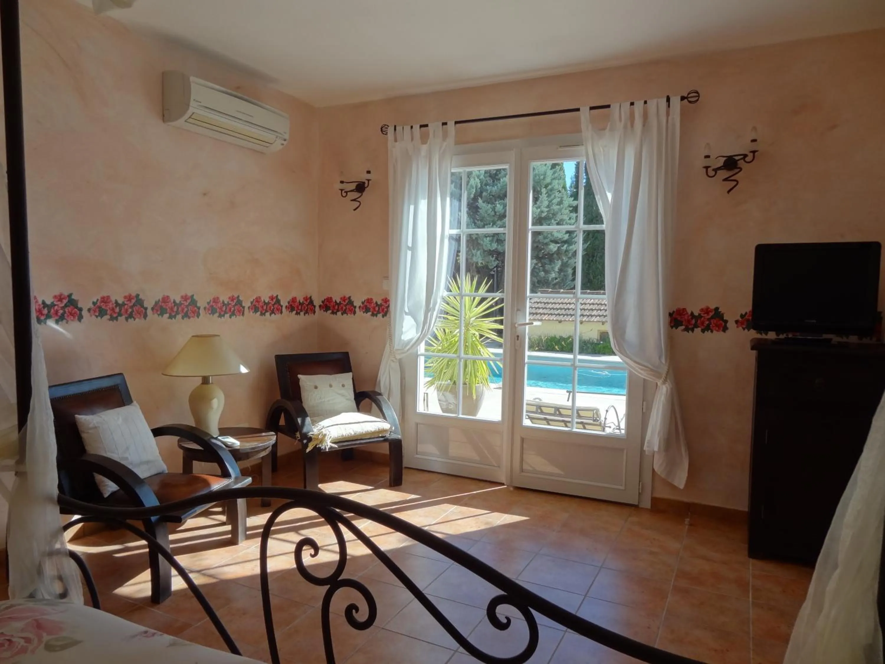 Seating area in La Bastide de Font Clarette