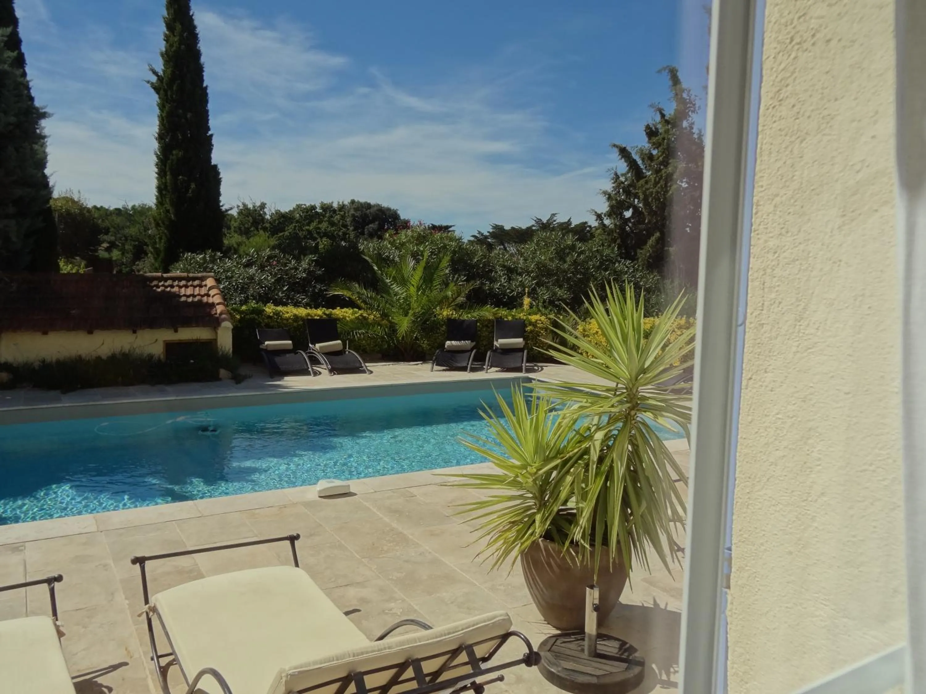 Pool view in La Bastide de Font Clarette