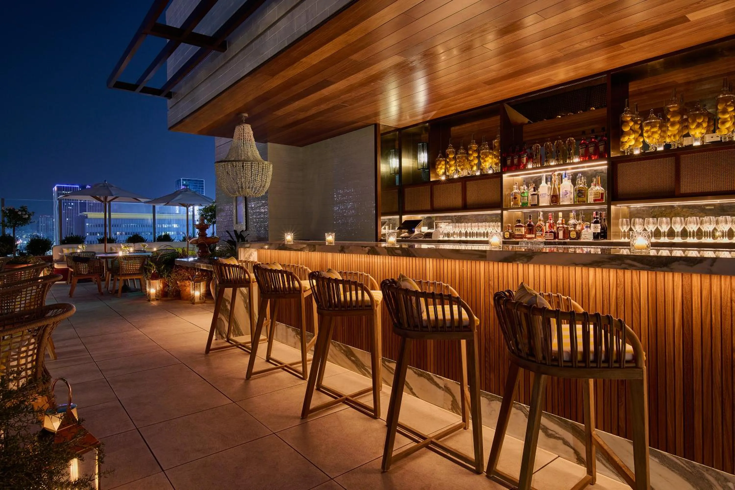 Lounge or bar in Thompson Hollywood, by Hyatt