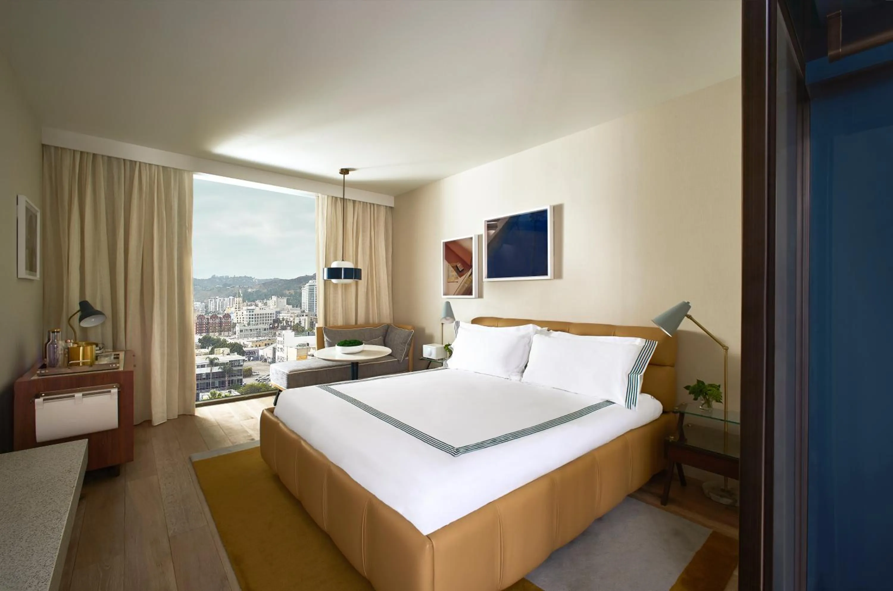 Bedroom, Bed in Thompson Hollywood, by Hyatt