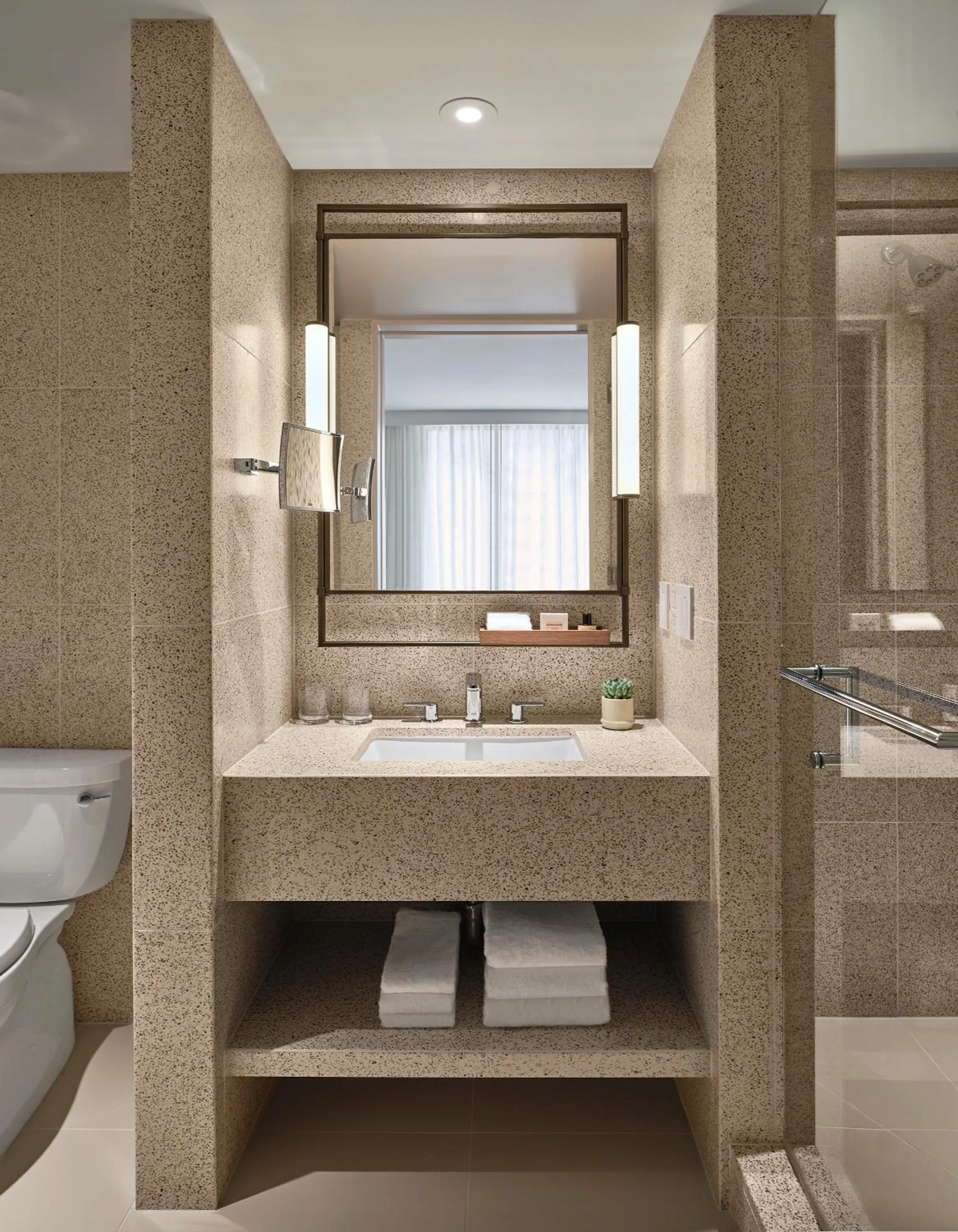 Bathroom in Thompson Hollywood, by Hyatt