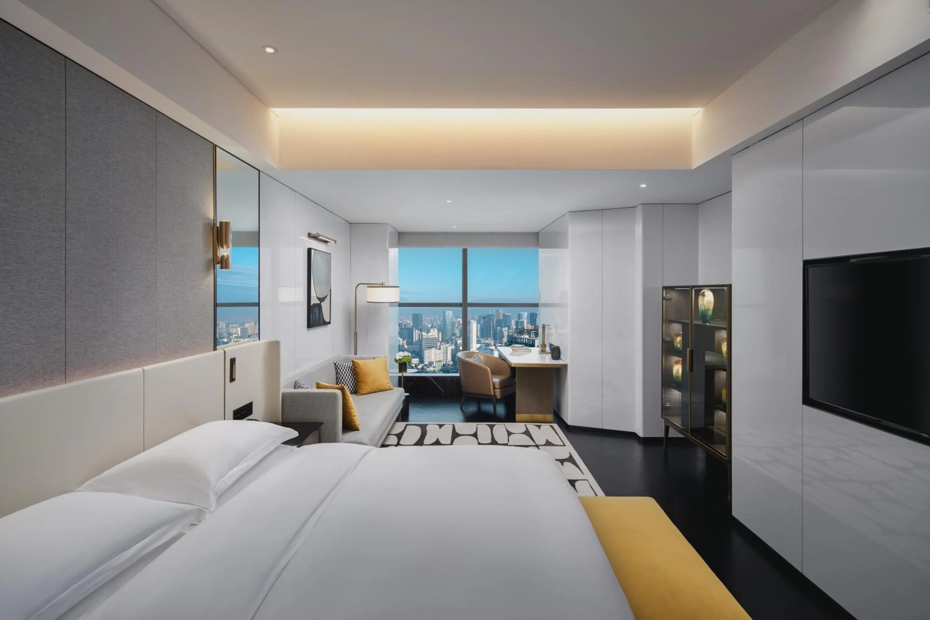 Bedroom, Bed in The Langbo Chengdu, in The Unbound Collection by Hyatt