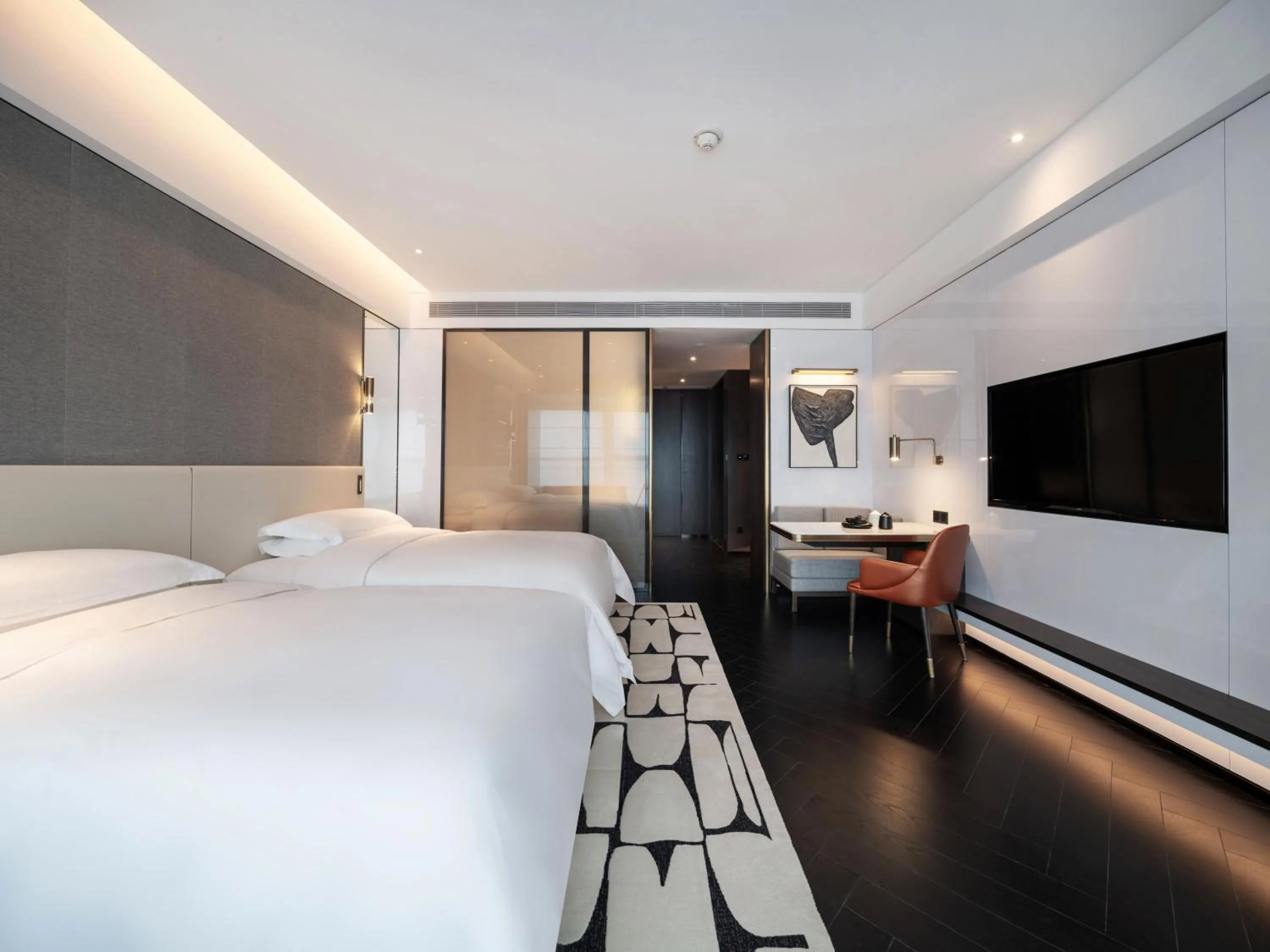 Bed in The Langbo Chengdu, in The Unbound Collection by Hyatt