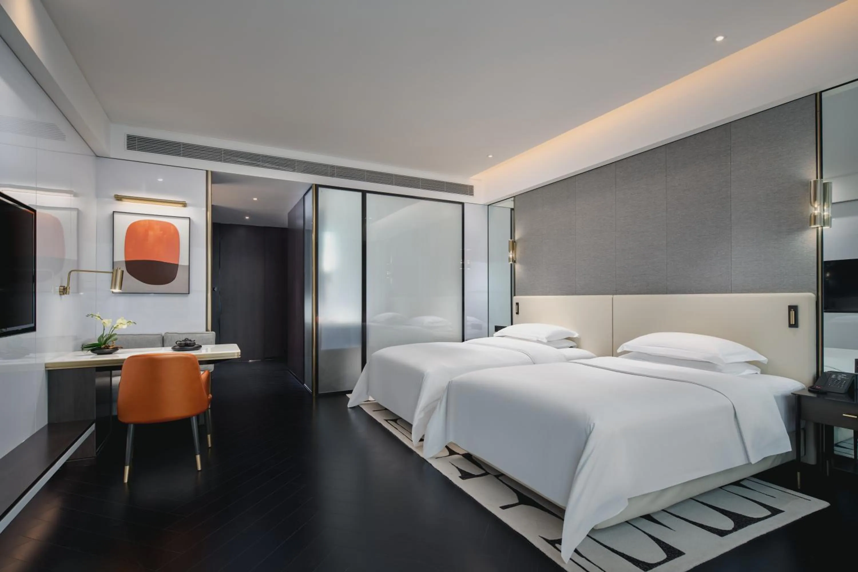 Bedroom, Bed in The Langbo Chengdu, in The Unbound Collection by Hyatt