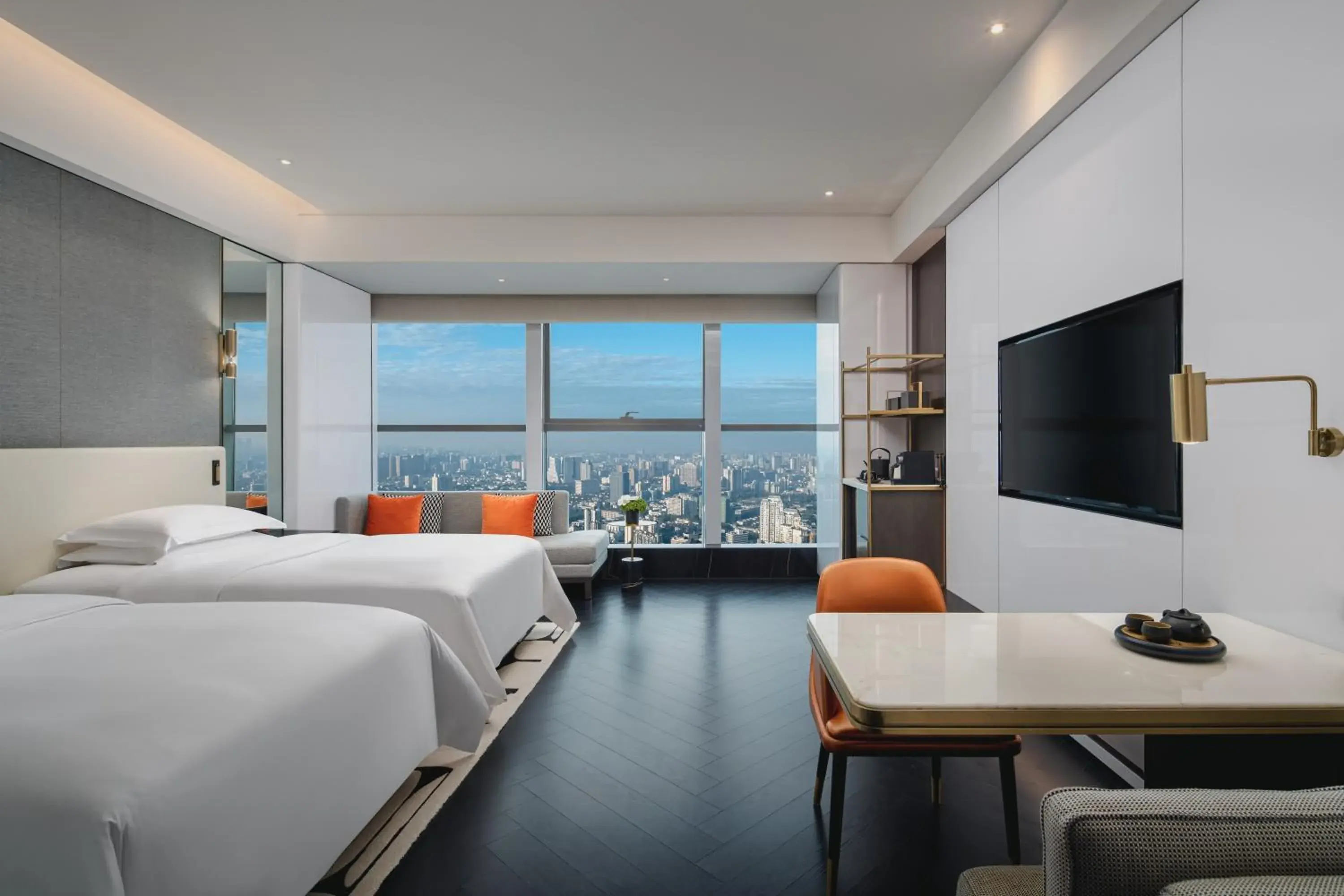 Twin Room in The Langbo Chengdu, in The Unbound Collection by Hyatt Twin Room in The Langbo Chengdu, in The Unbound Collection by Hyatt