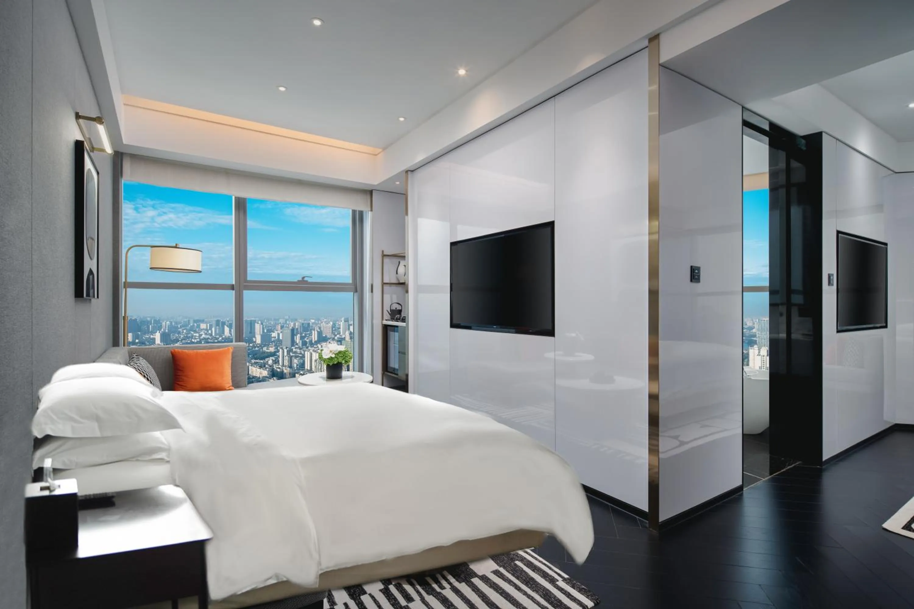 Bedroom, Bed in The Langbo Chengdu, in The Unbound Collection by Hyatt