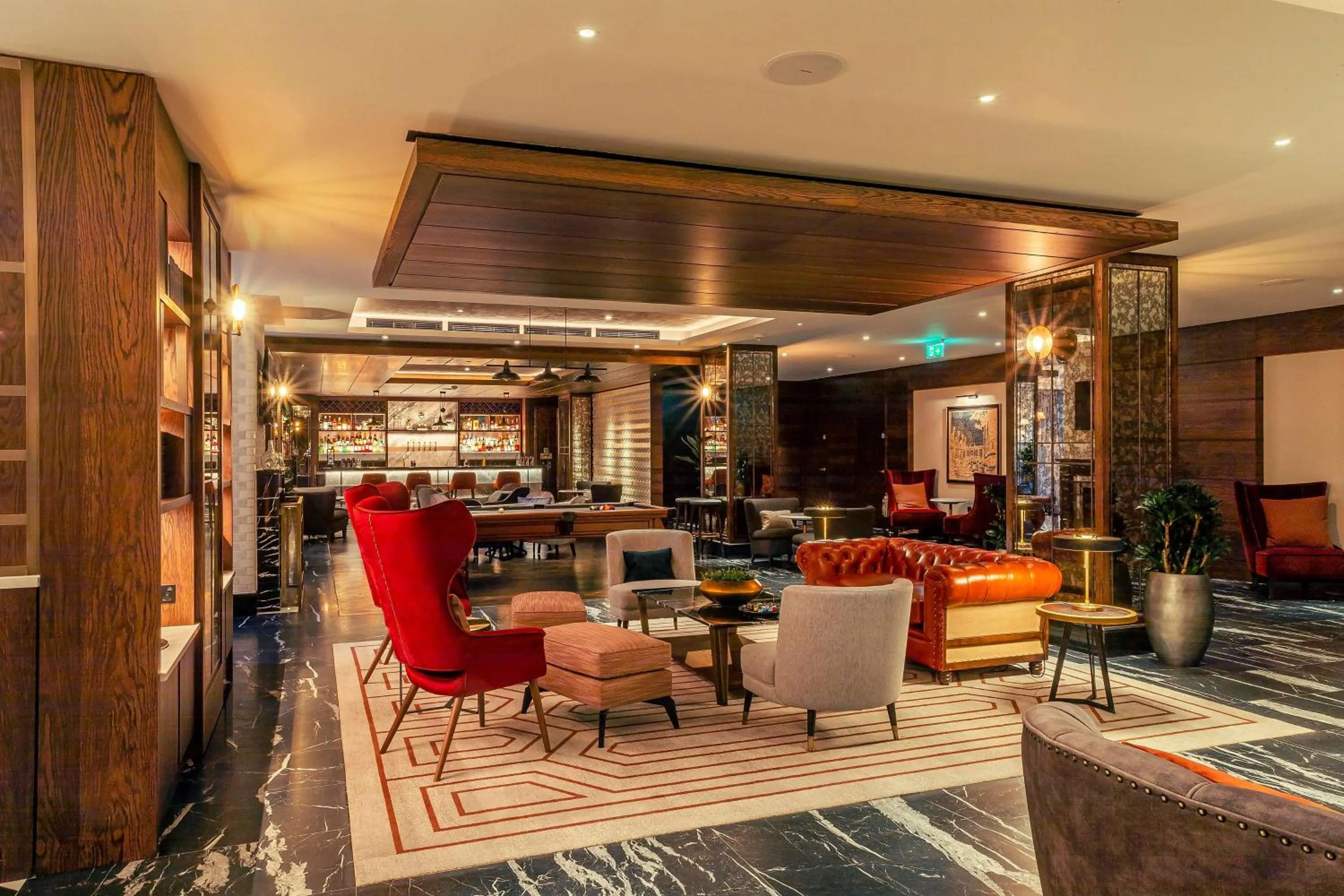 Lounge or bar in The Fellows House Cambridge, Curio Collection By Hilton