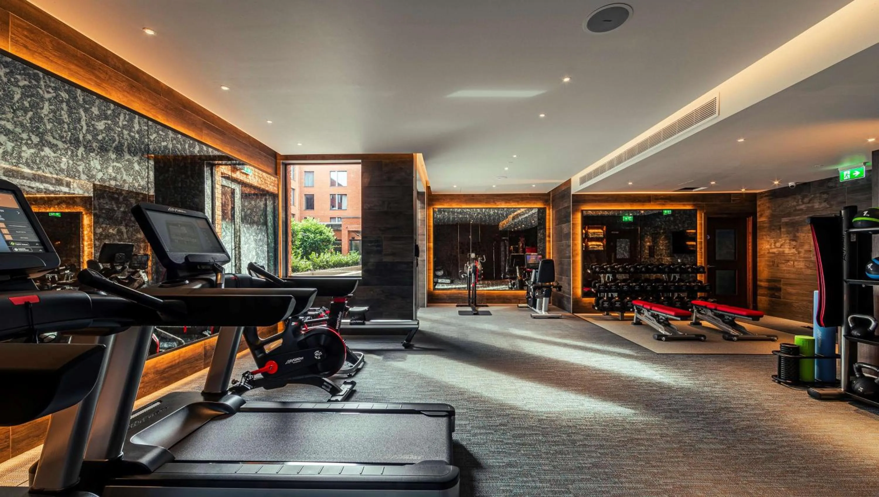 Fitness centre/facilities in The Fellows House Cambridge, Curio Collection By Hilton