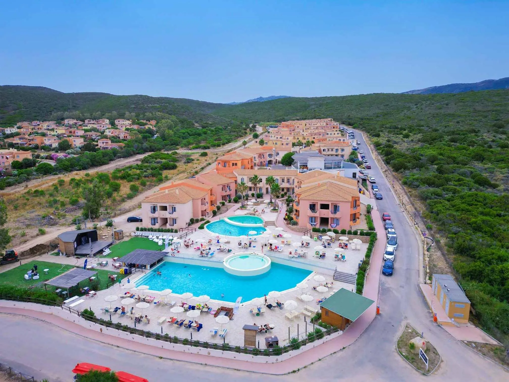 Property building in Red Sun Village