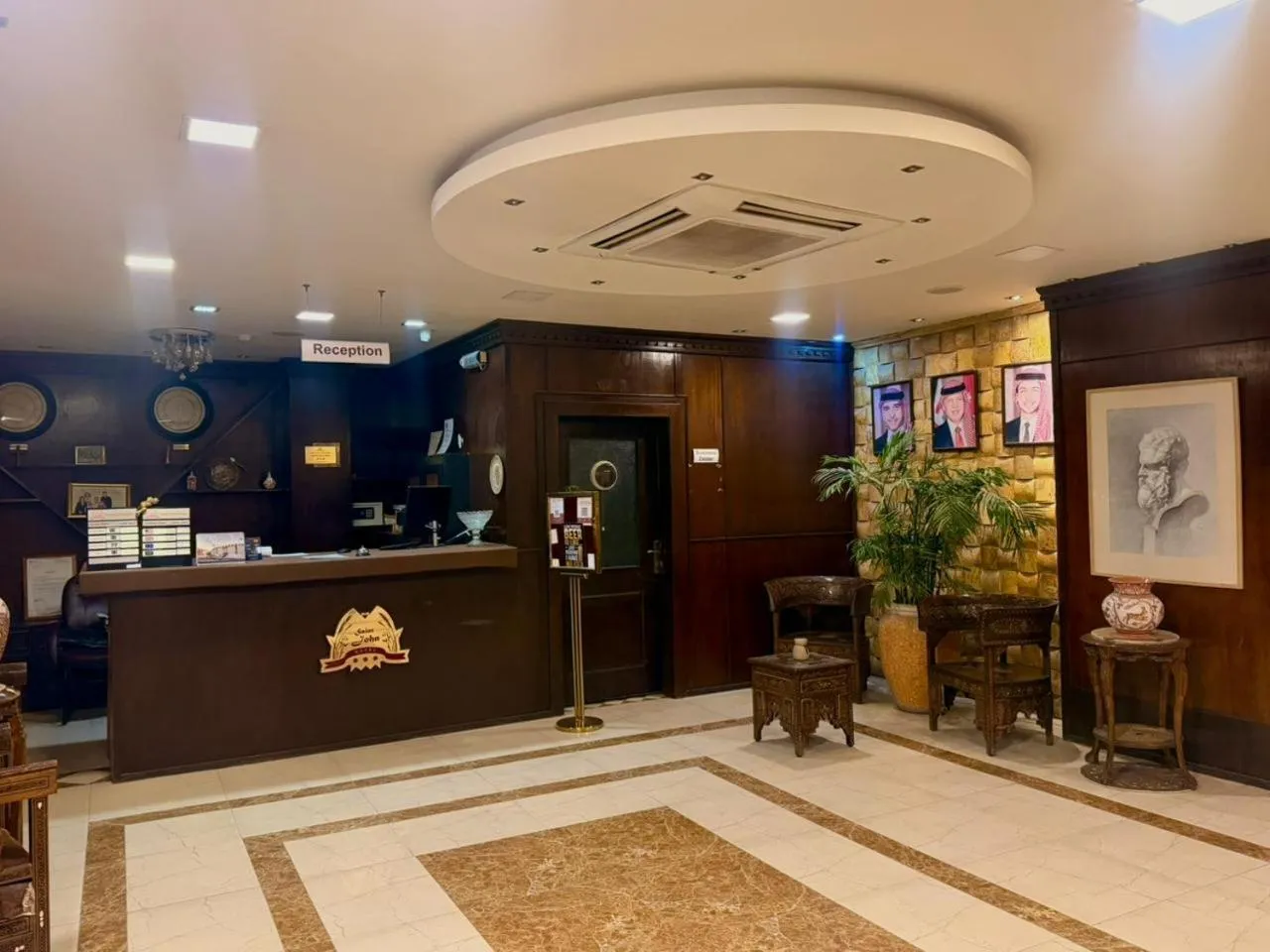 Lobby or reception in Saint John Hotel