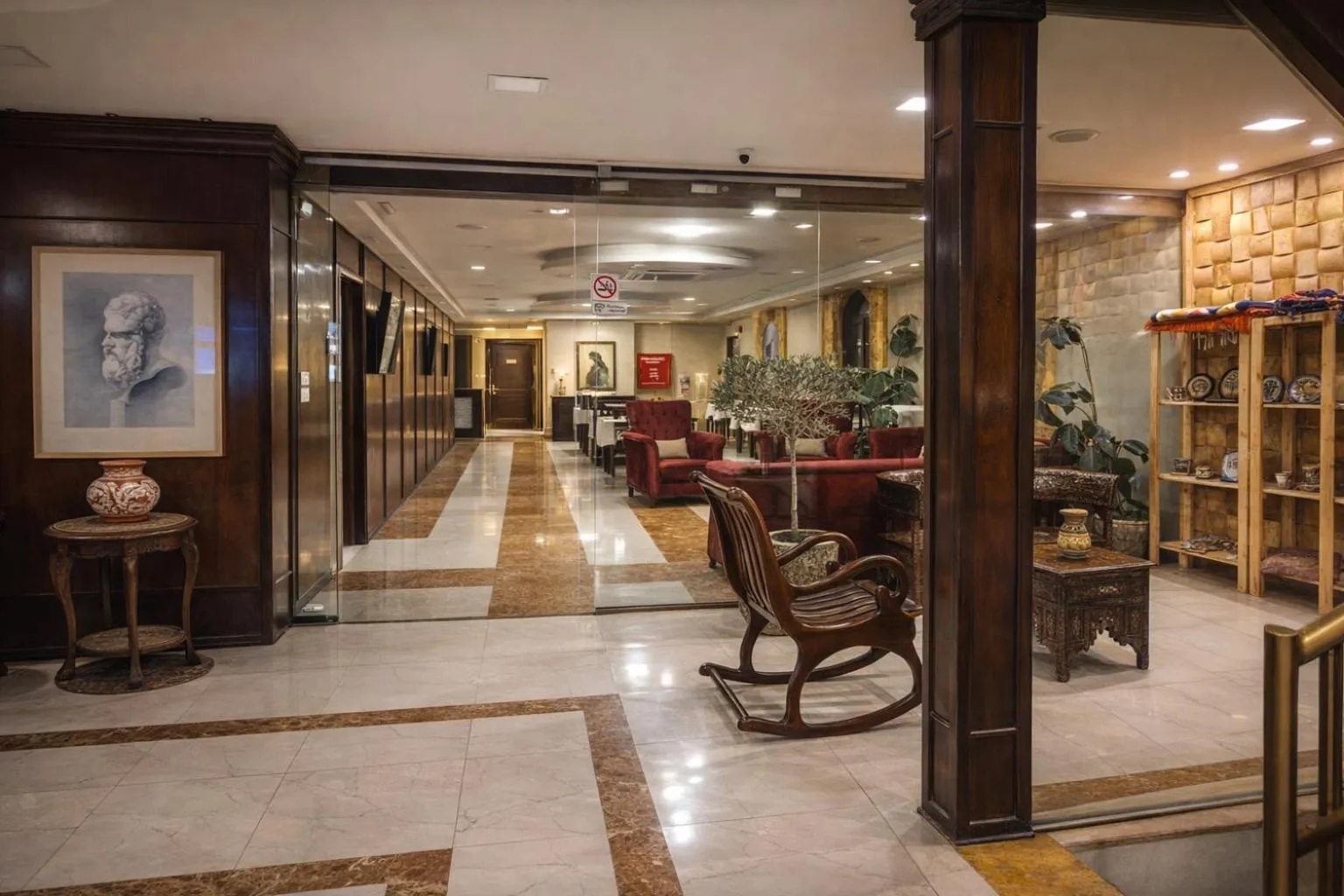 Lobby or reception in Saint John Hotel