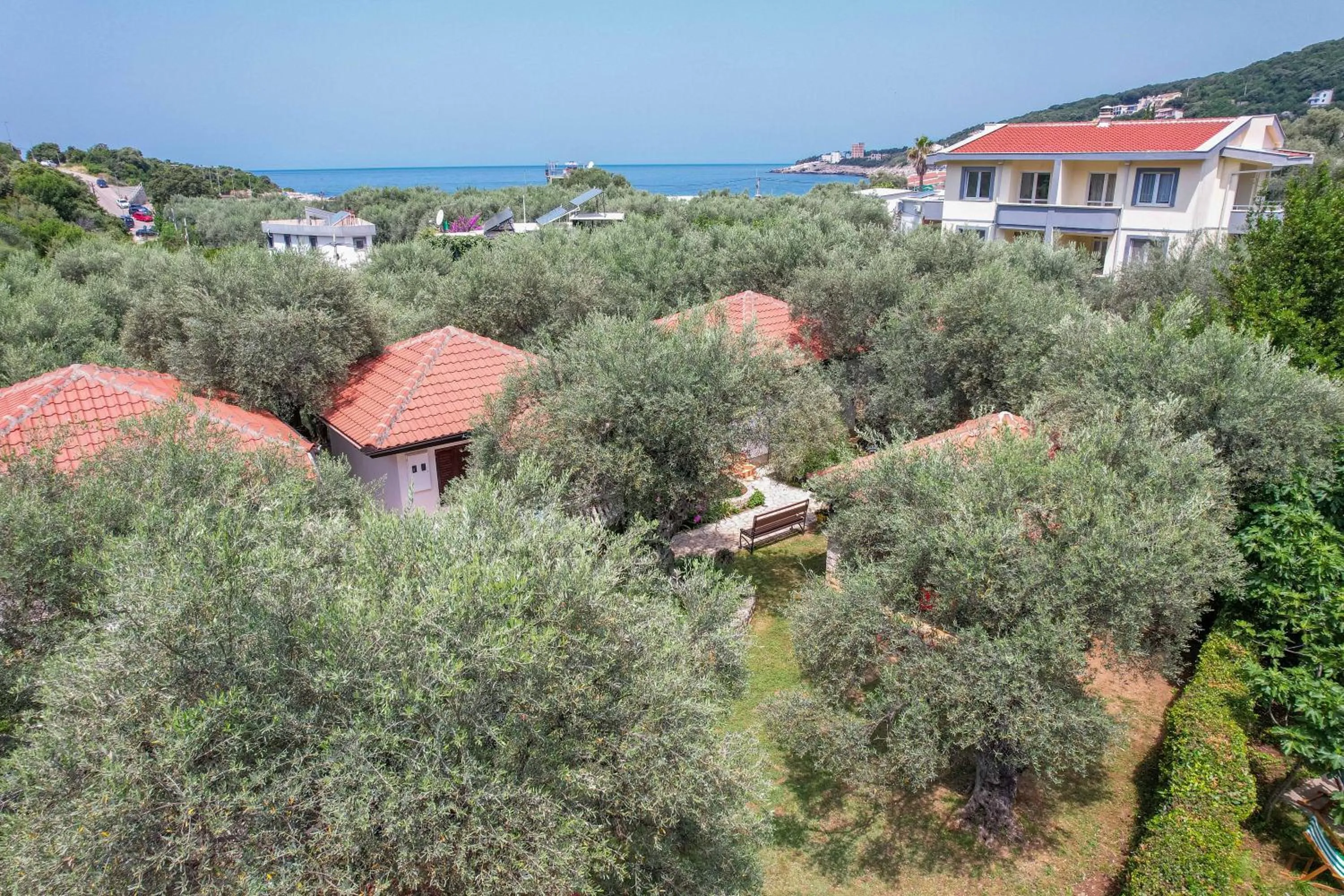 Sea view in President Bungalows and Apartments