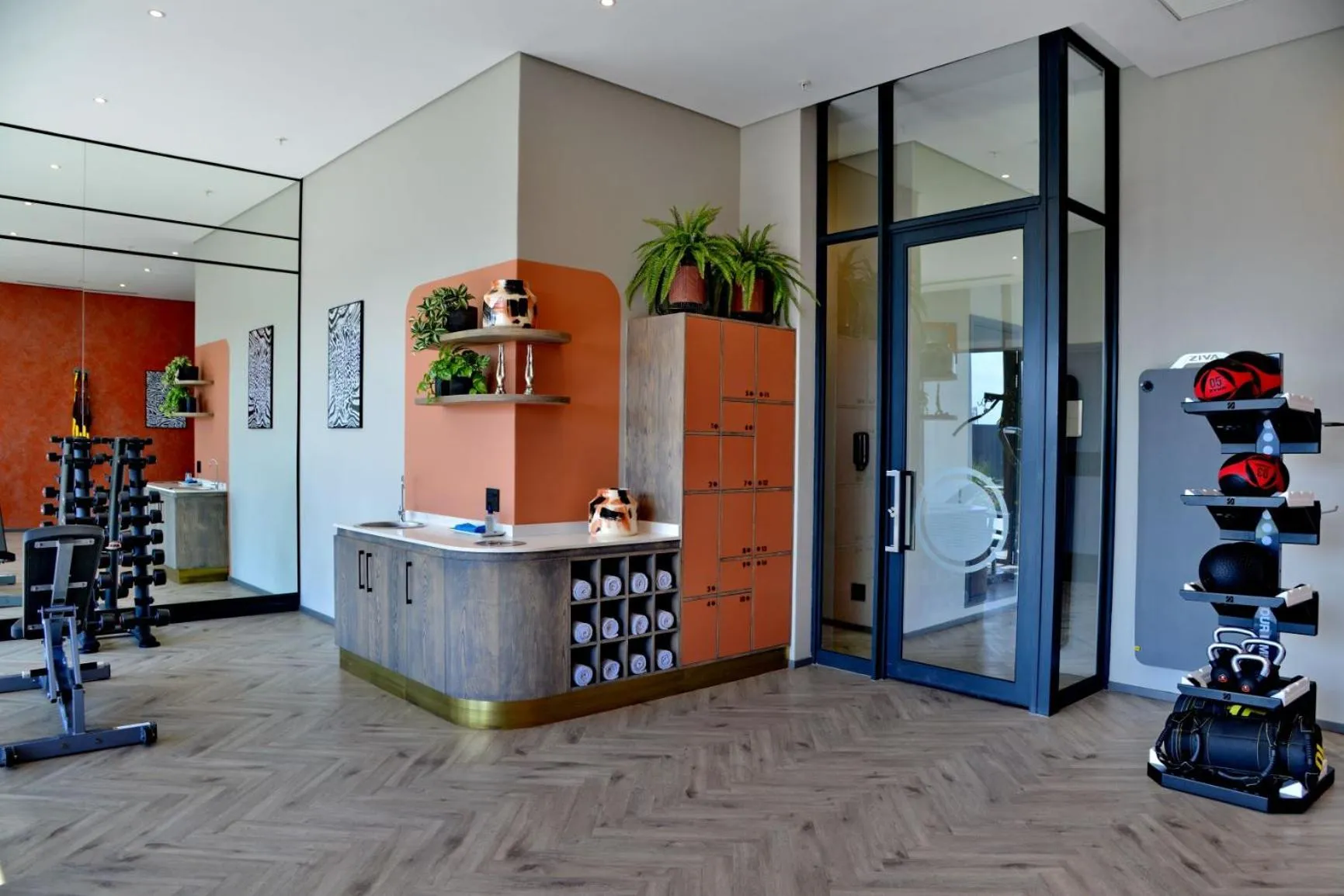 Fitness centre/facilities in Courtyard Hotel Waterfall City