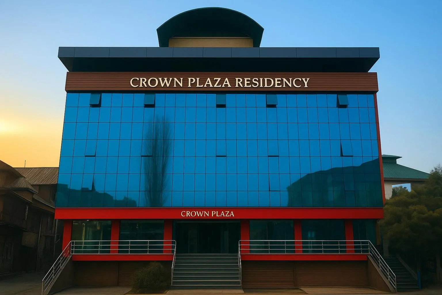 Property building in Crown Plaza Residency