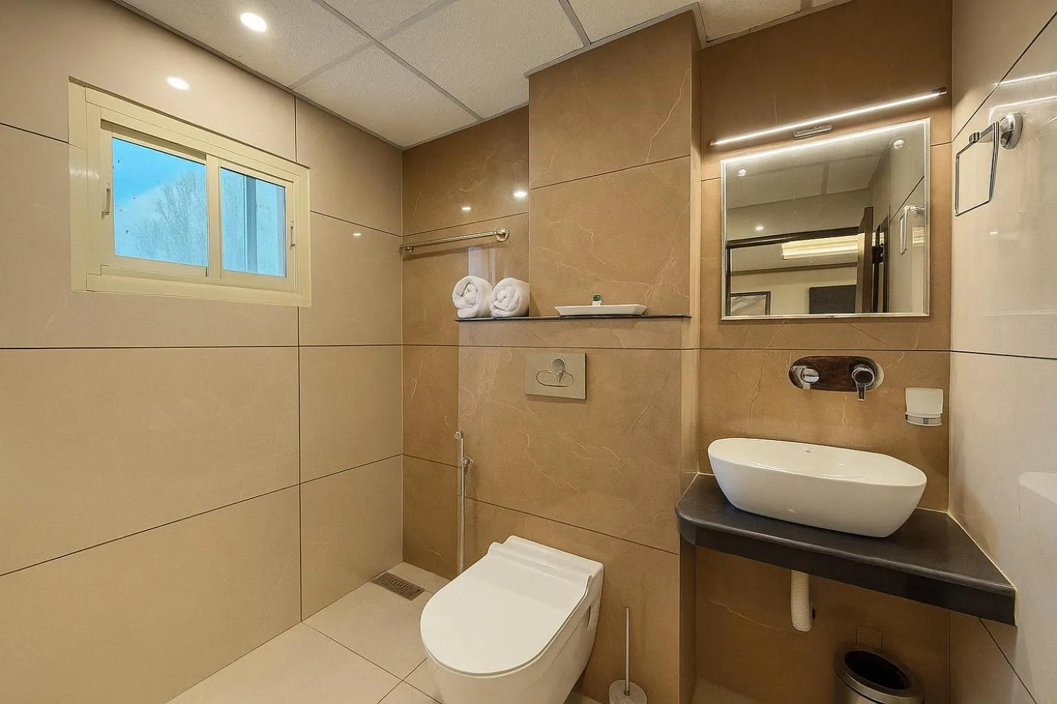 Bathroom in Crown Plaza Residency
