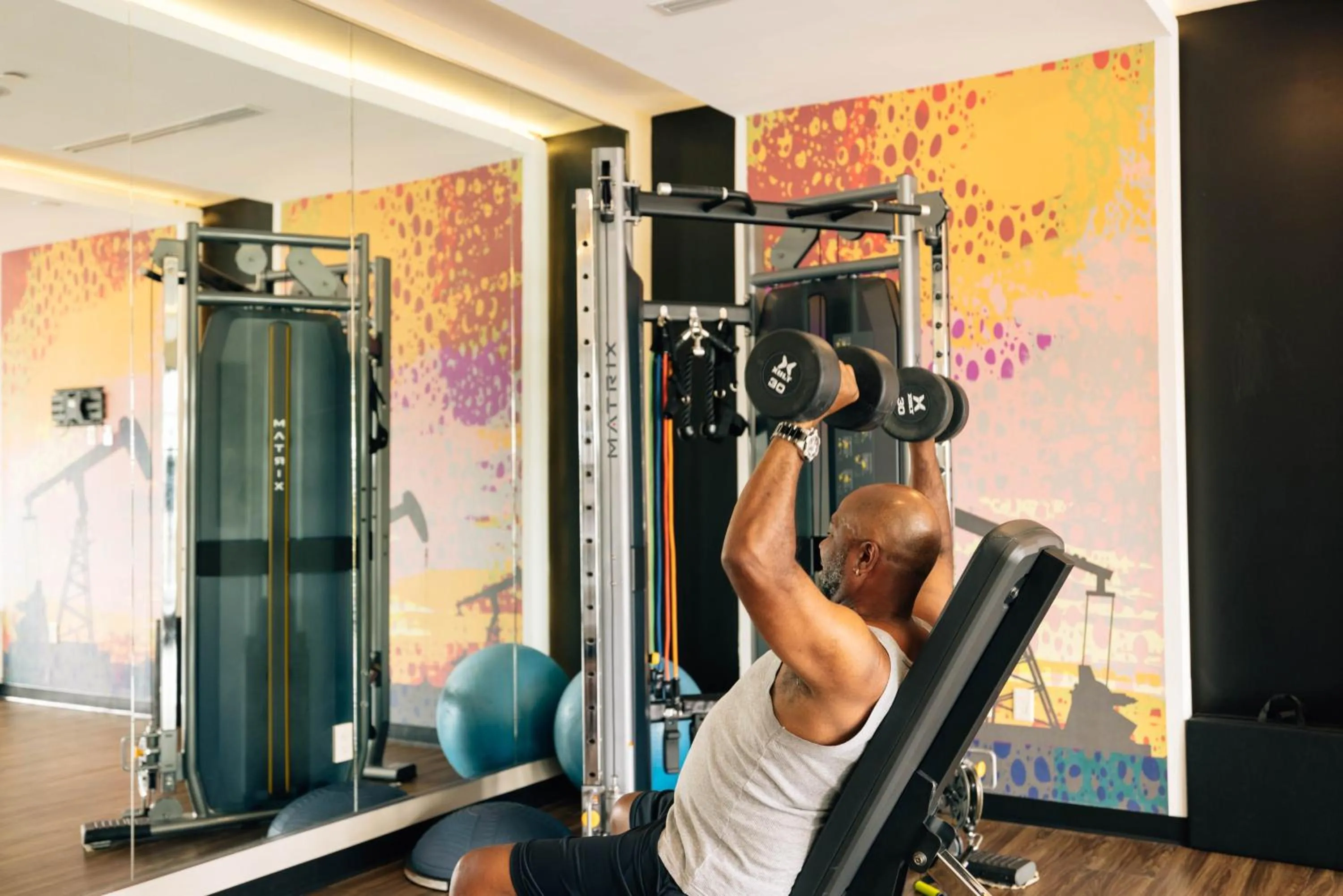 Fitness centre/facilities in Hotel Indigo Spring - Woodlands Area by IHG