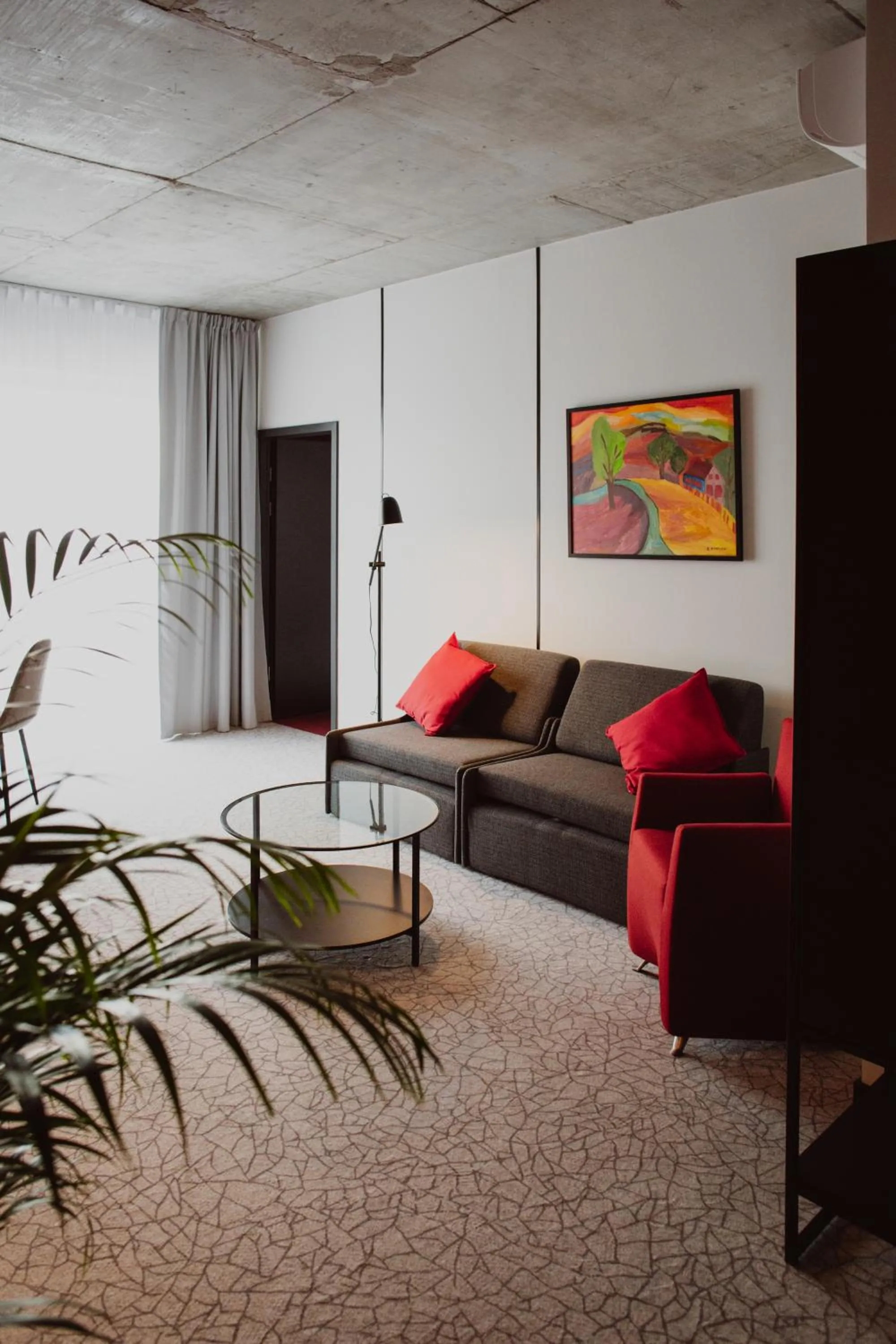 Seating area in Arche Hotel Piła