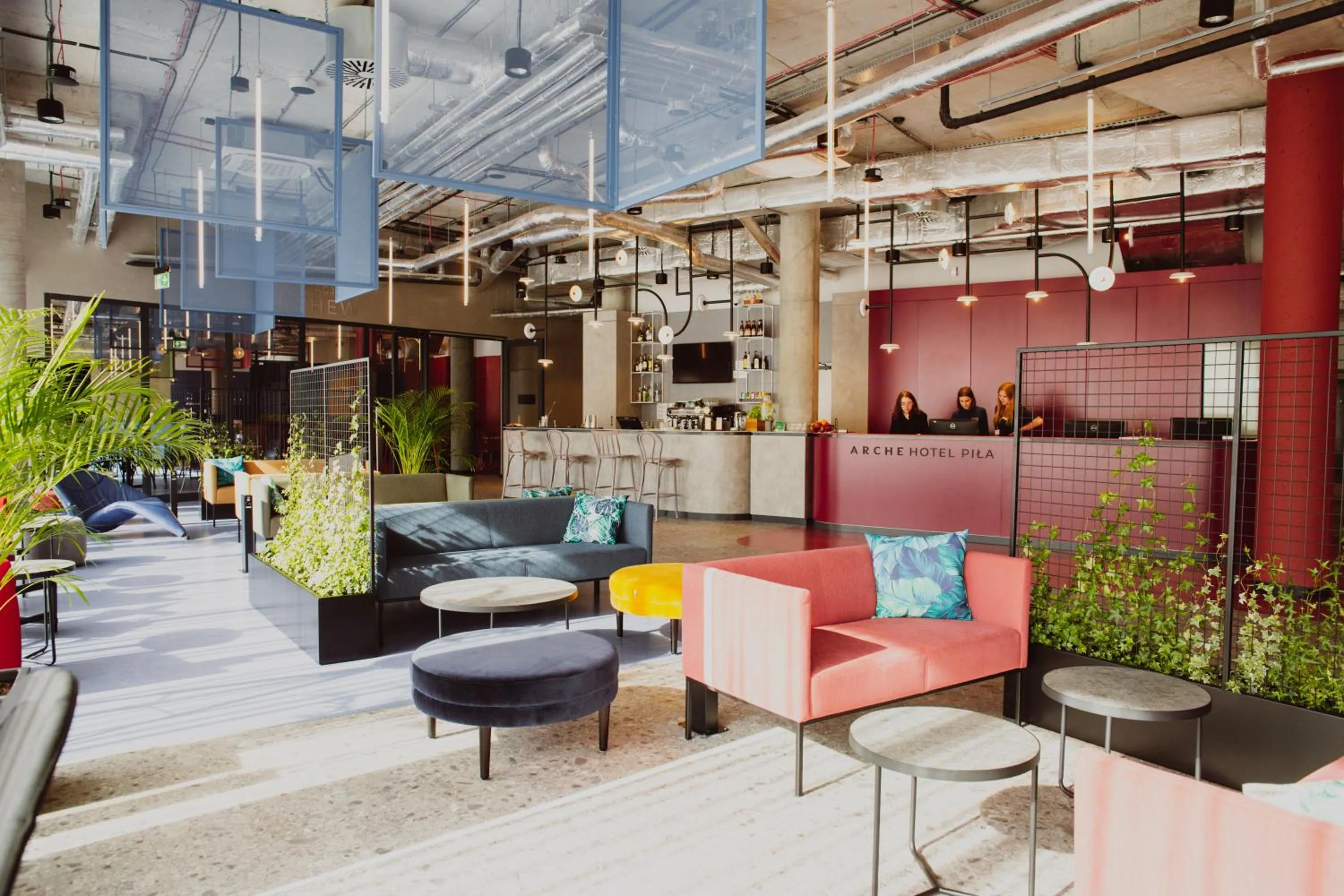 Lobby or reception in Arche Hotel Piła