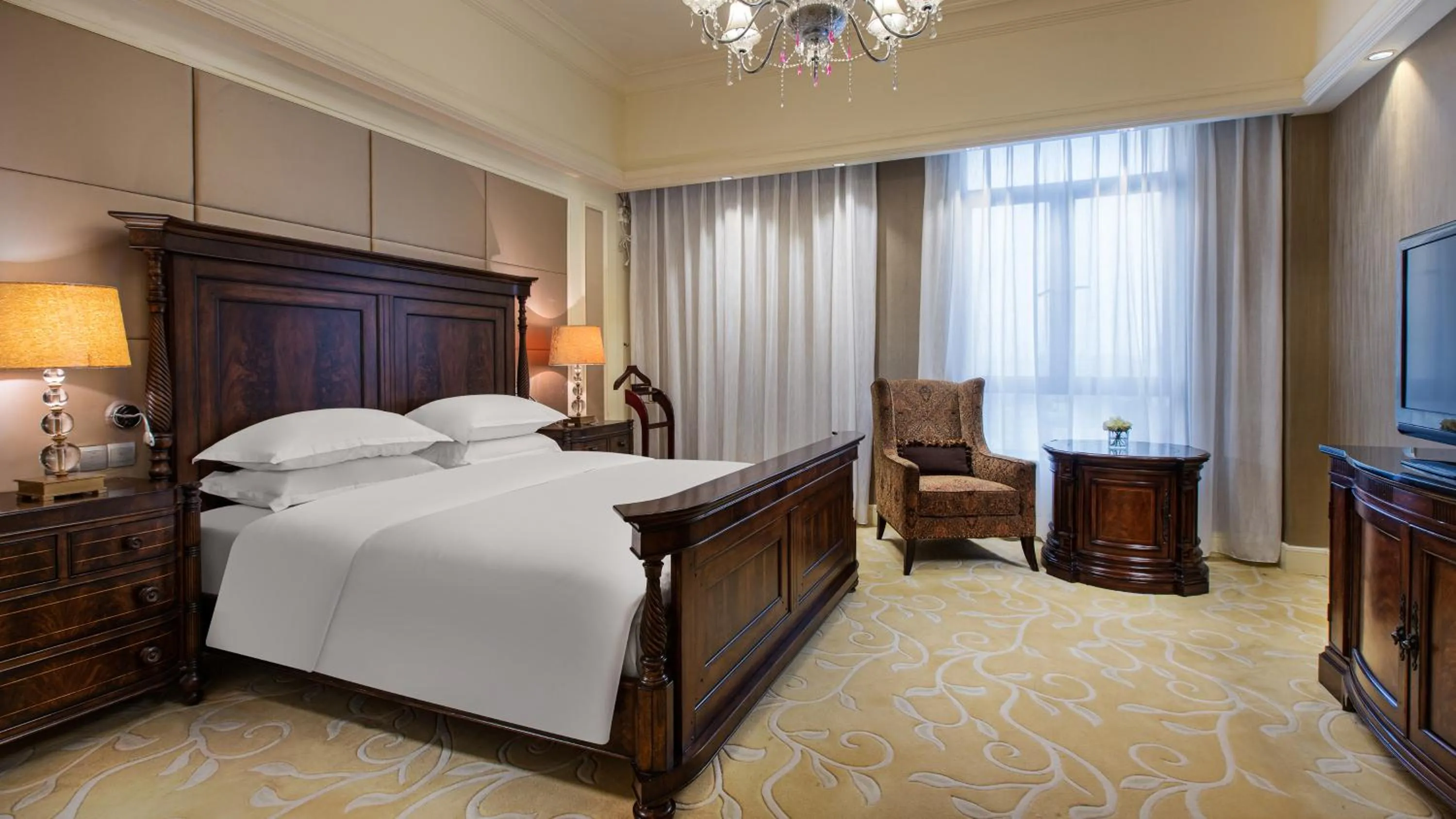 Bedroom, Bed in Holiday Inn Fuzhou New Port by IHG