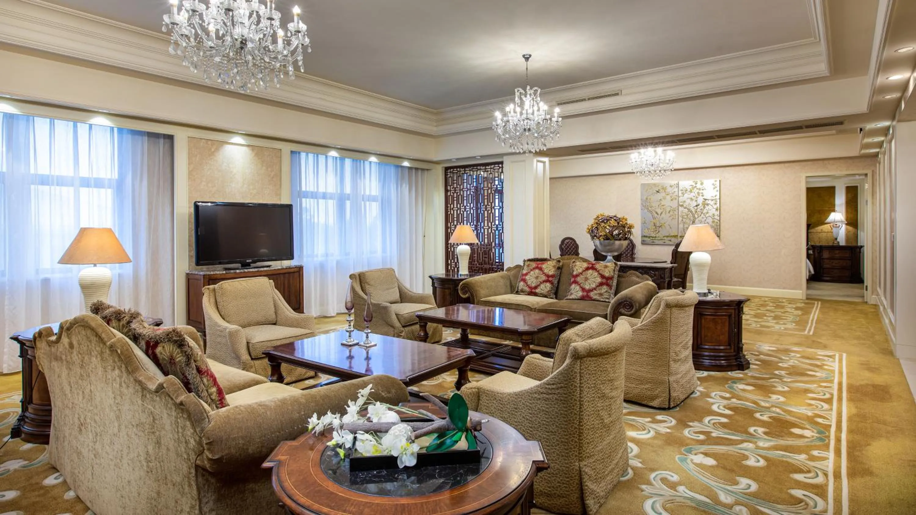 Living room in Holiday Inn Fuzhou New Port by IHG