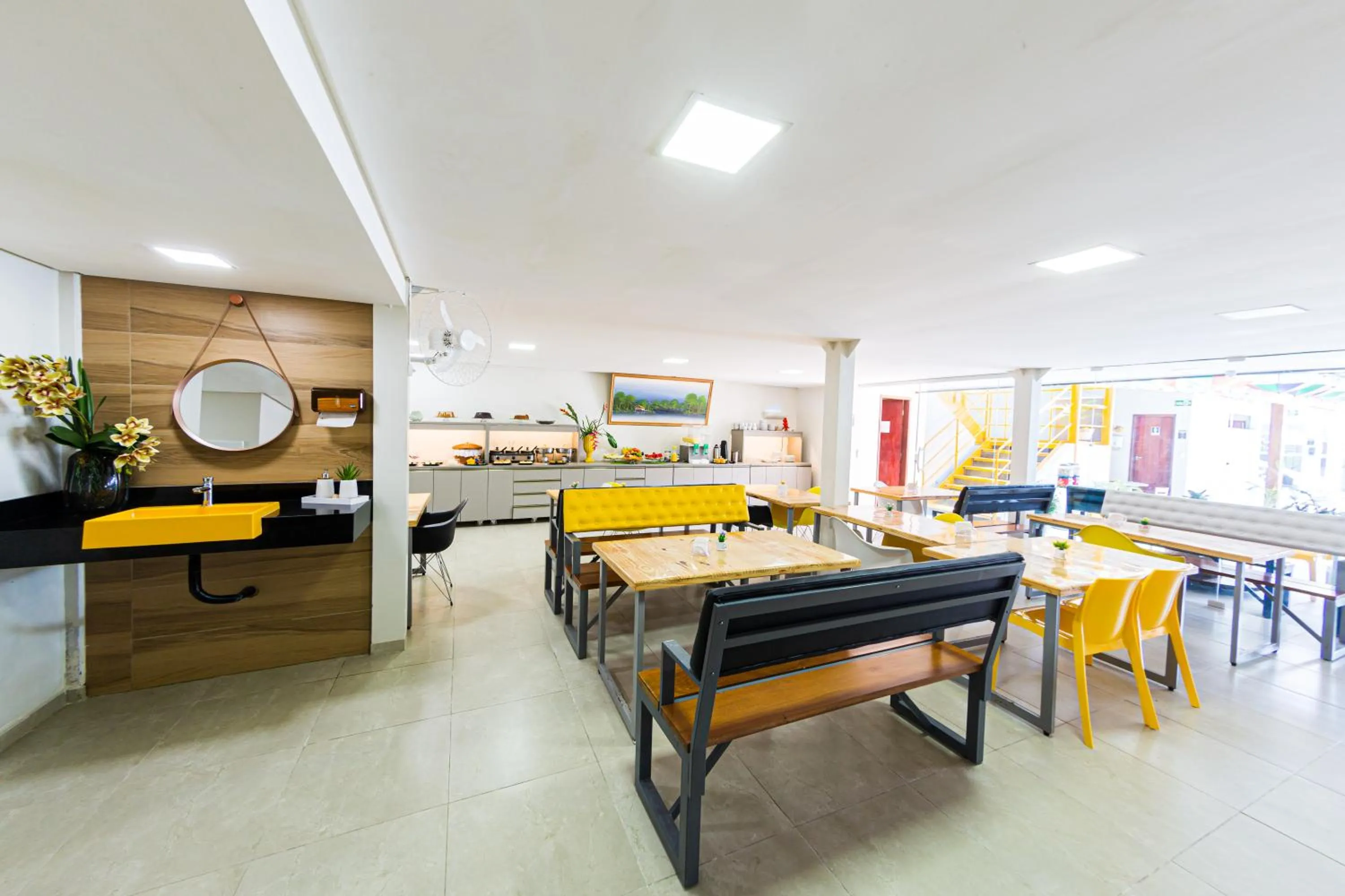 Dining area in Pousada Maanaim Porto