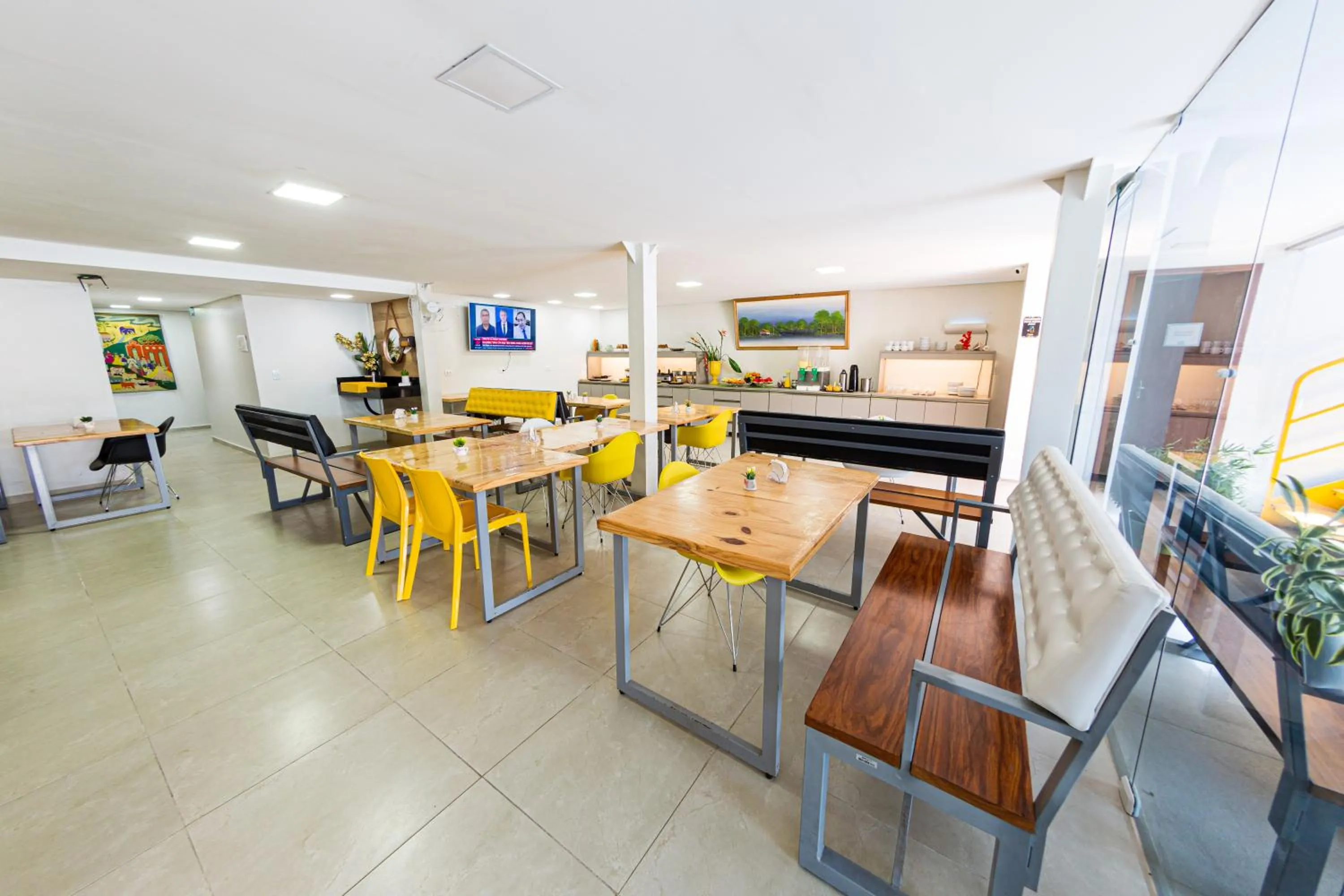 Dining area in Pousada Maanaim Porto