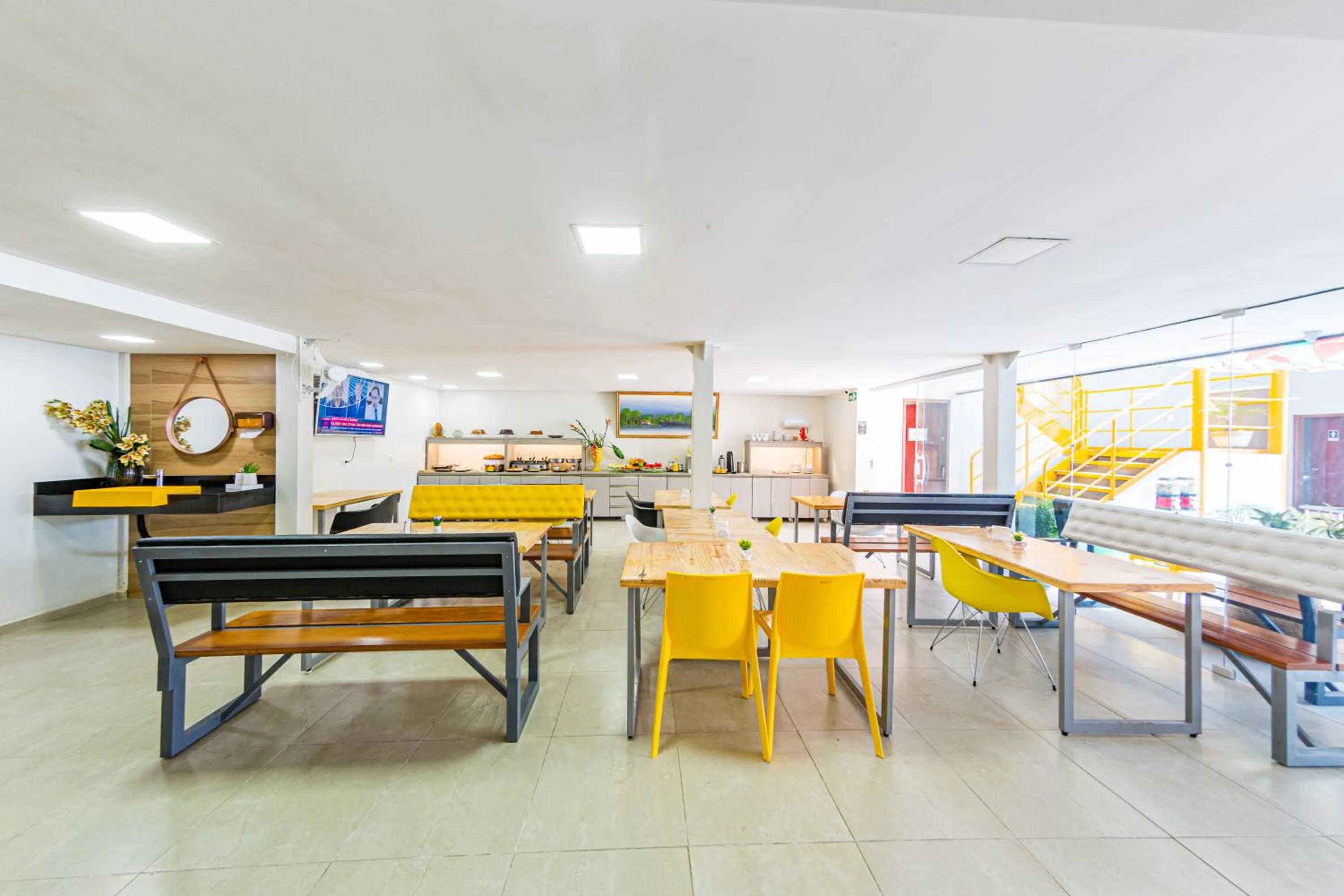 Dining area in Pousada Maanaim Porto