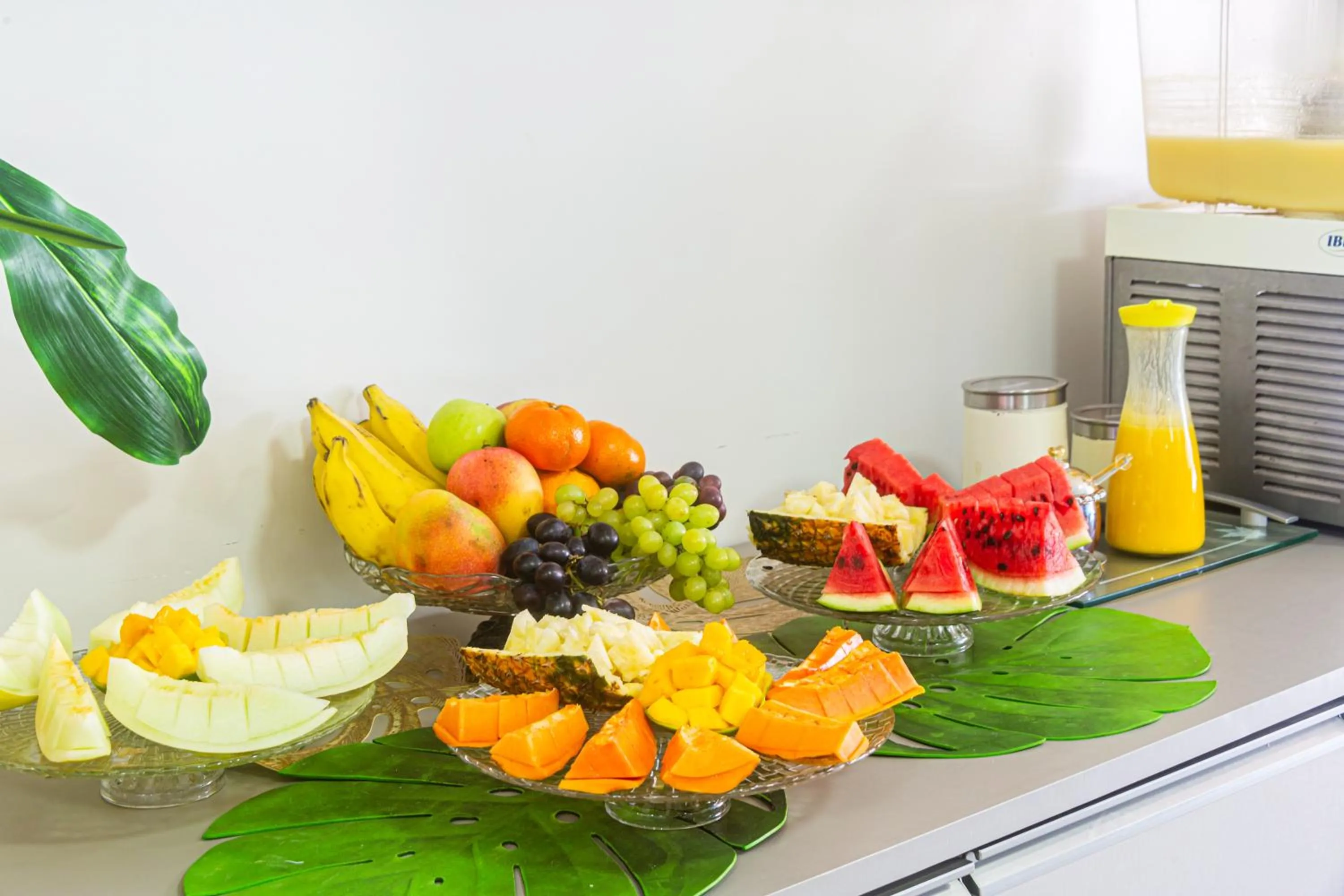 Buffet breakfast in Pousada Maanaim Porto