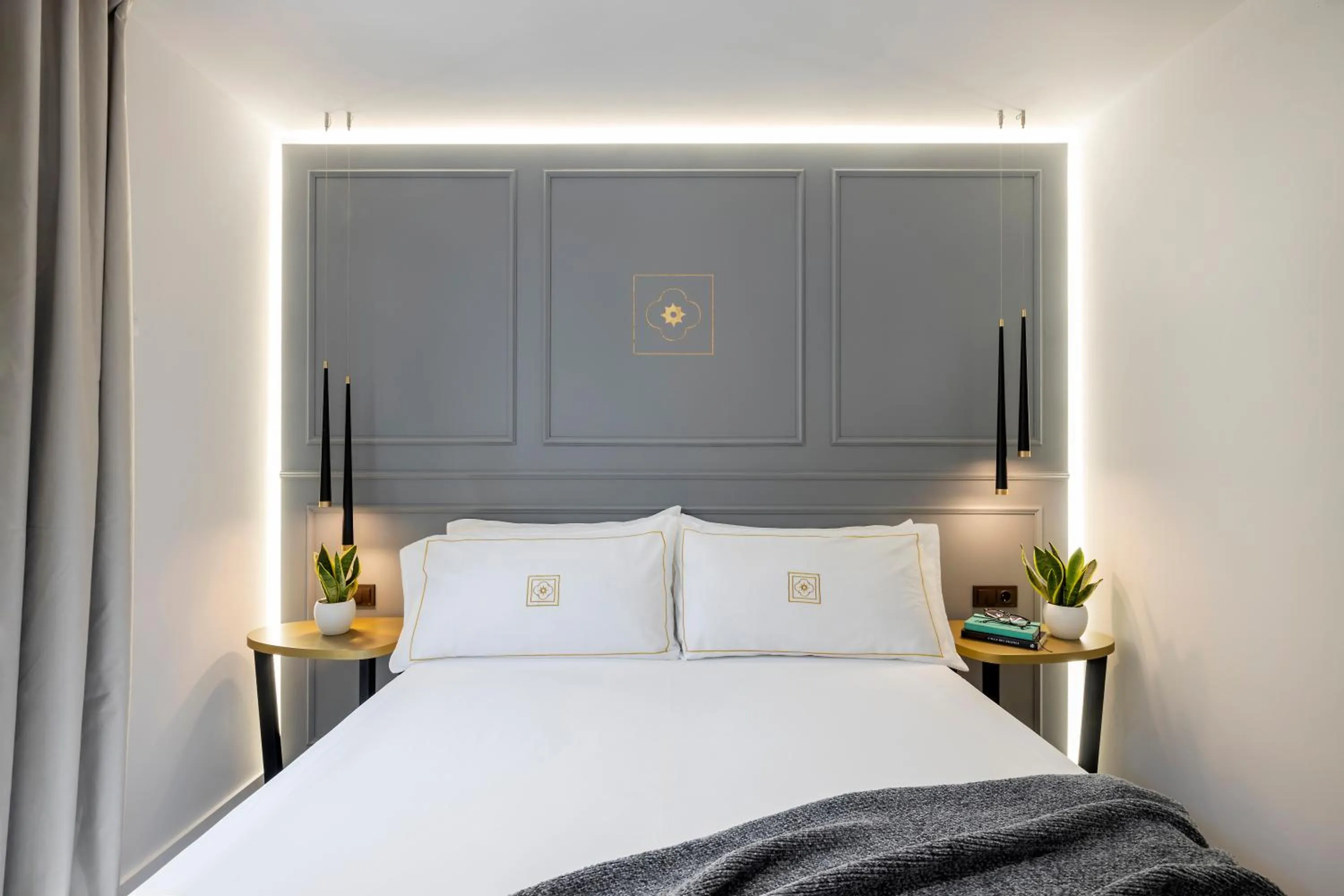 Bed in Cal Roure Boutique Hotel