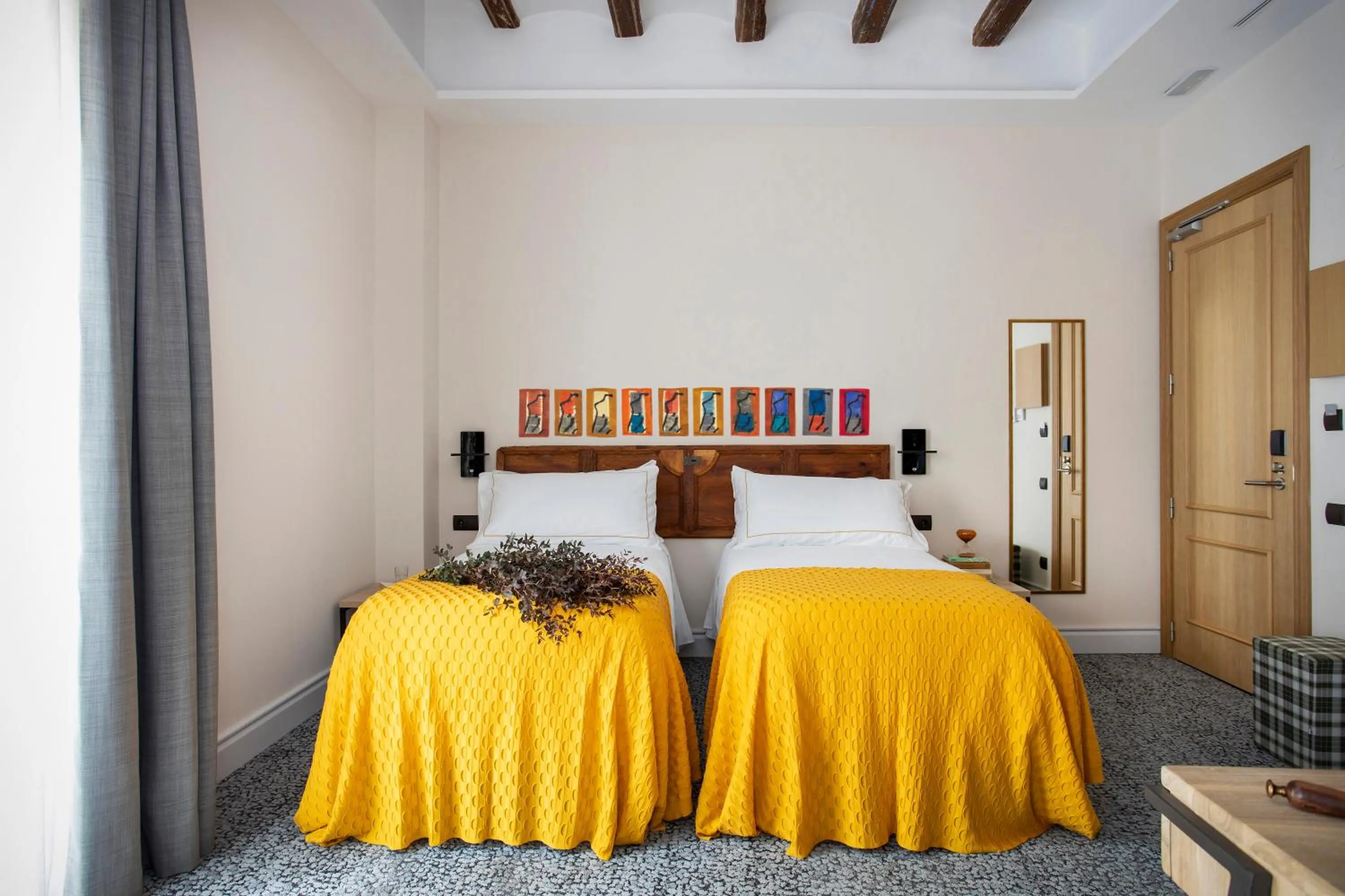 Bed in Cal Roure Boutique Hotel
