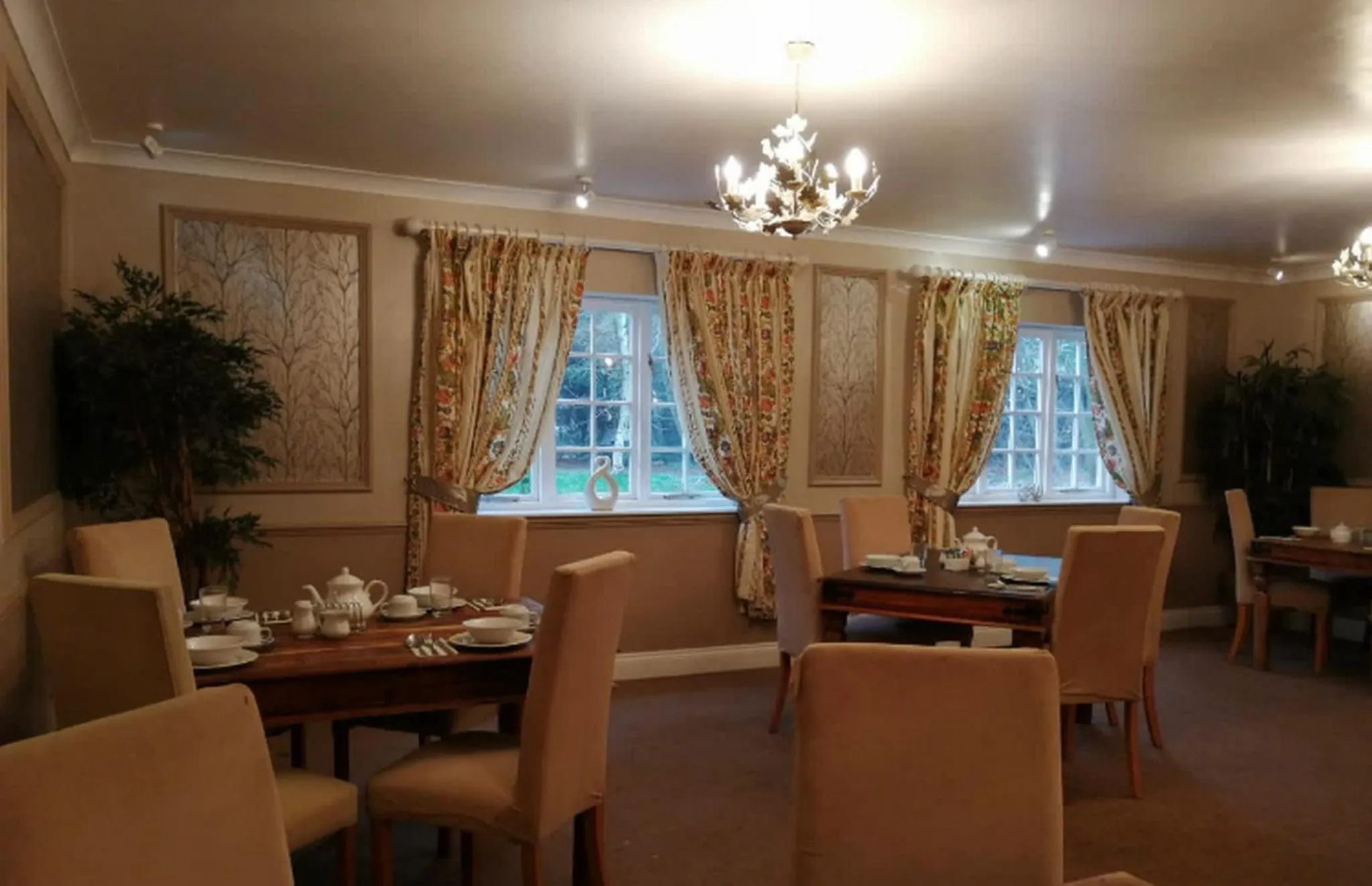 Dining area in The White Pheasant